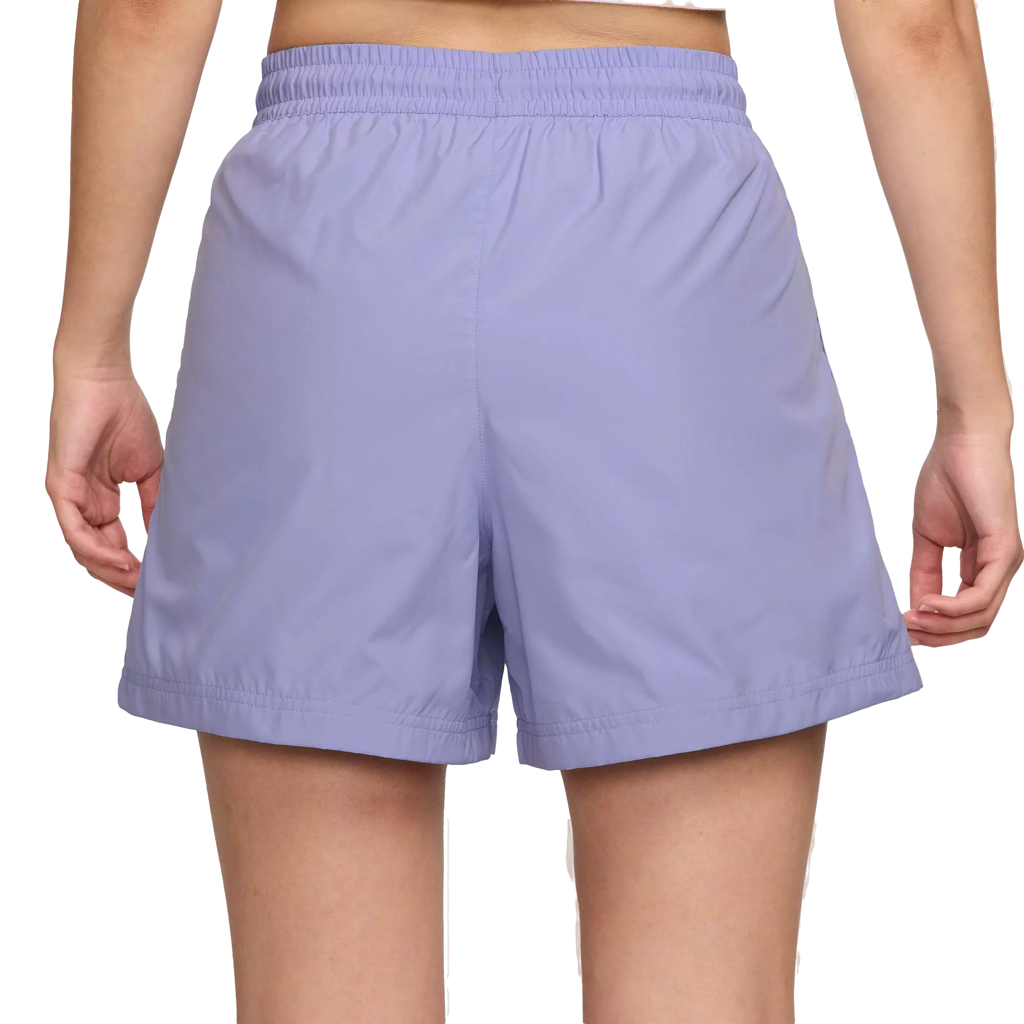 Nike Women's Sportswear Classic Wovens Mid-Rise Shorts - LILAC
