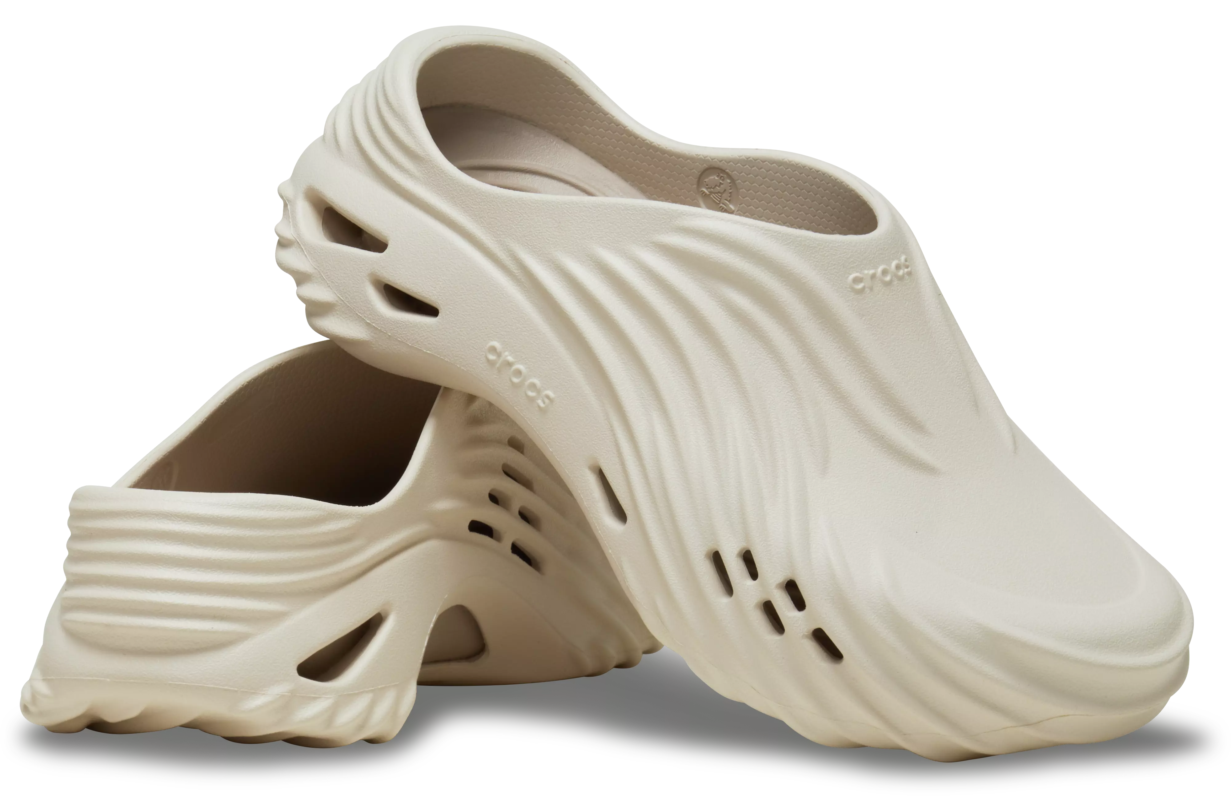 Crocs Echo Collection Wave "Almond Tint" Unisex Sandal - TAN