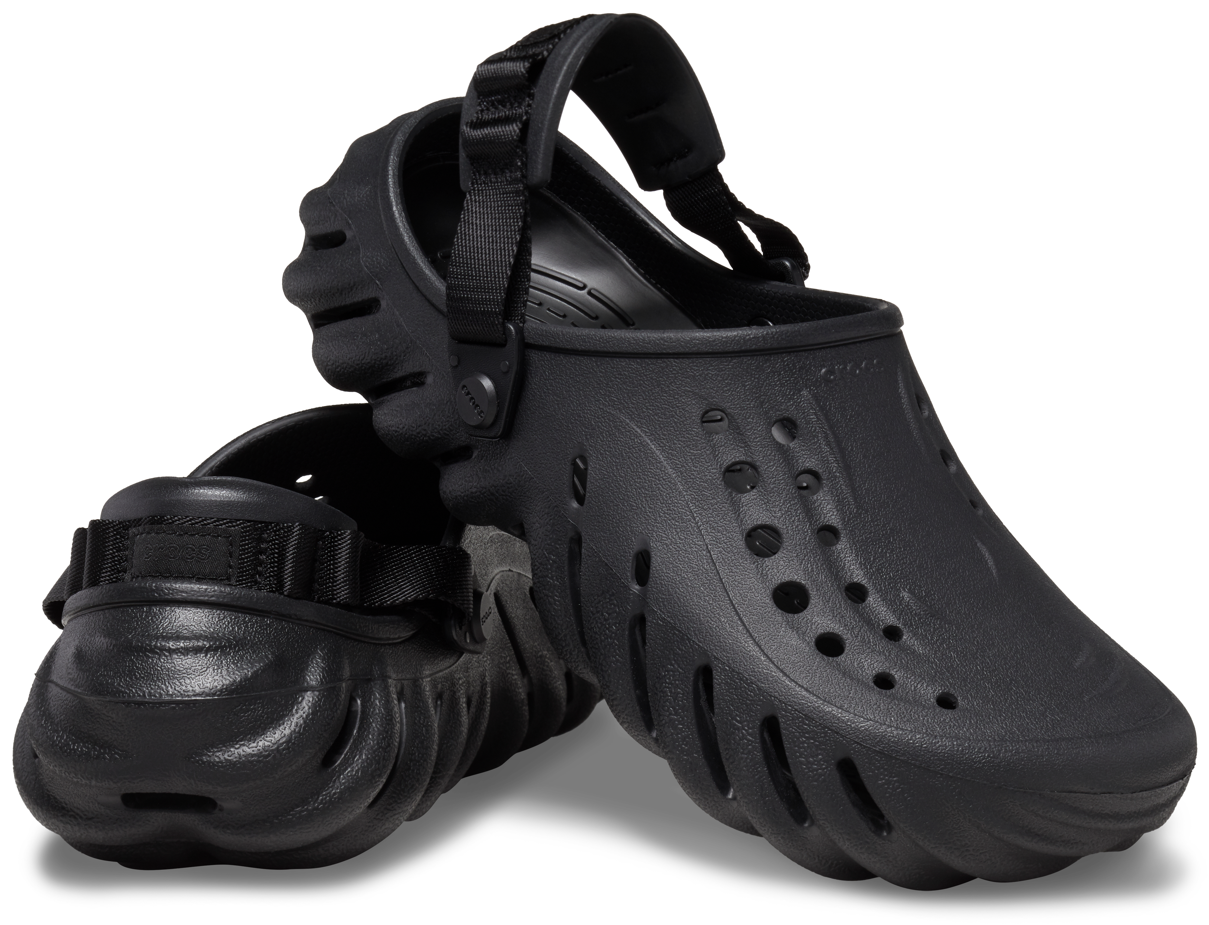 Crocs Echo Collection "Black" Unisex Clog - BLACK Thumbnail View 3