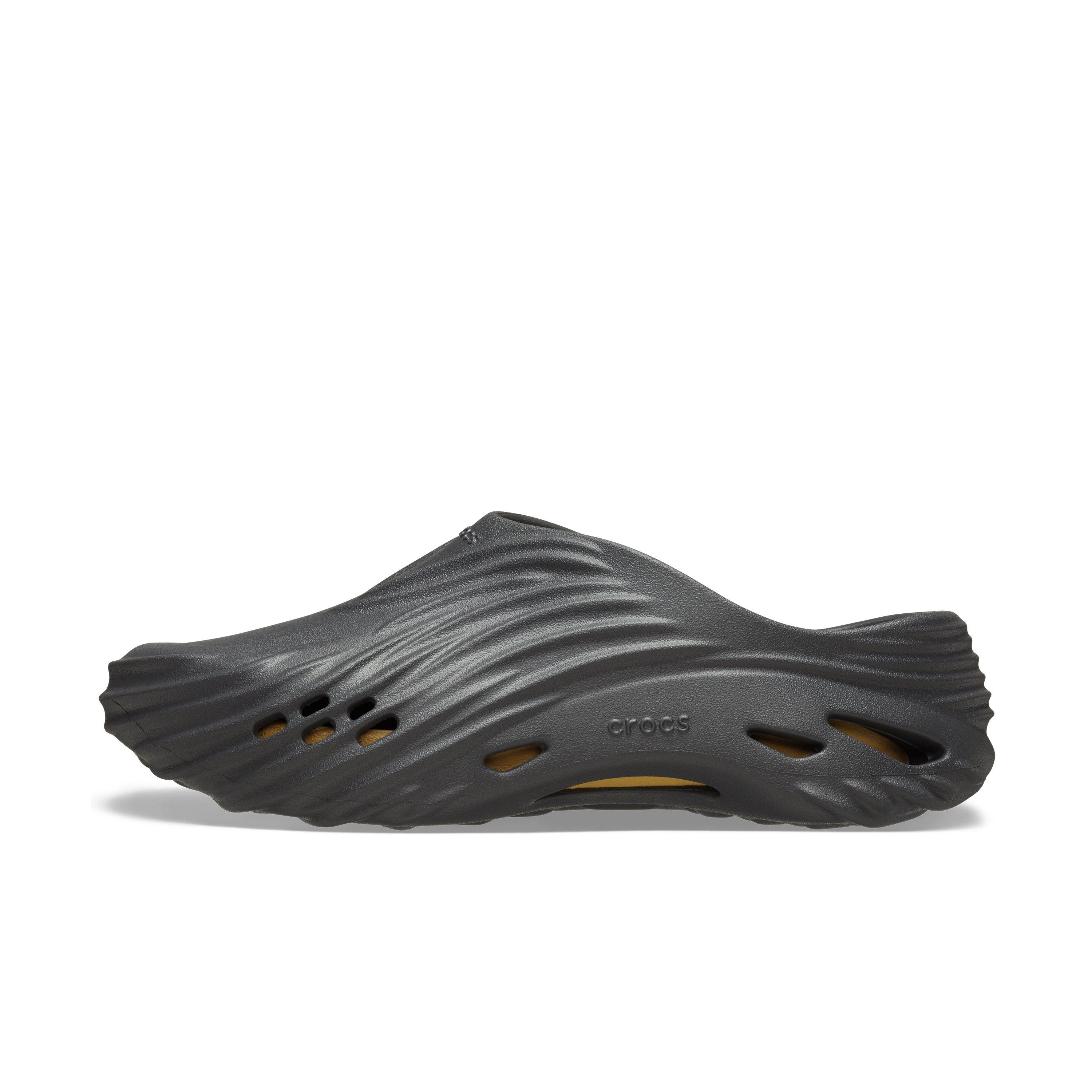 Crocs Echo Wave "Black" Unisex Sandal - BLACK Thumbnail View 2