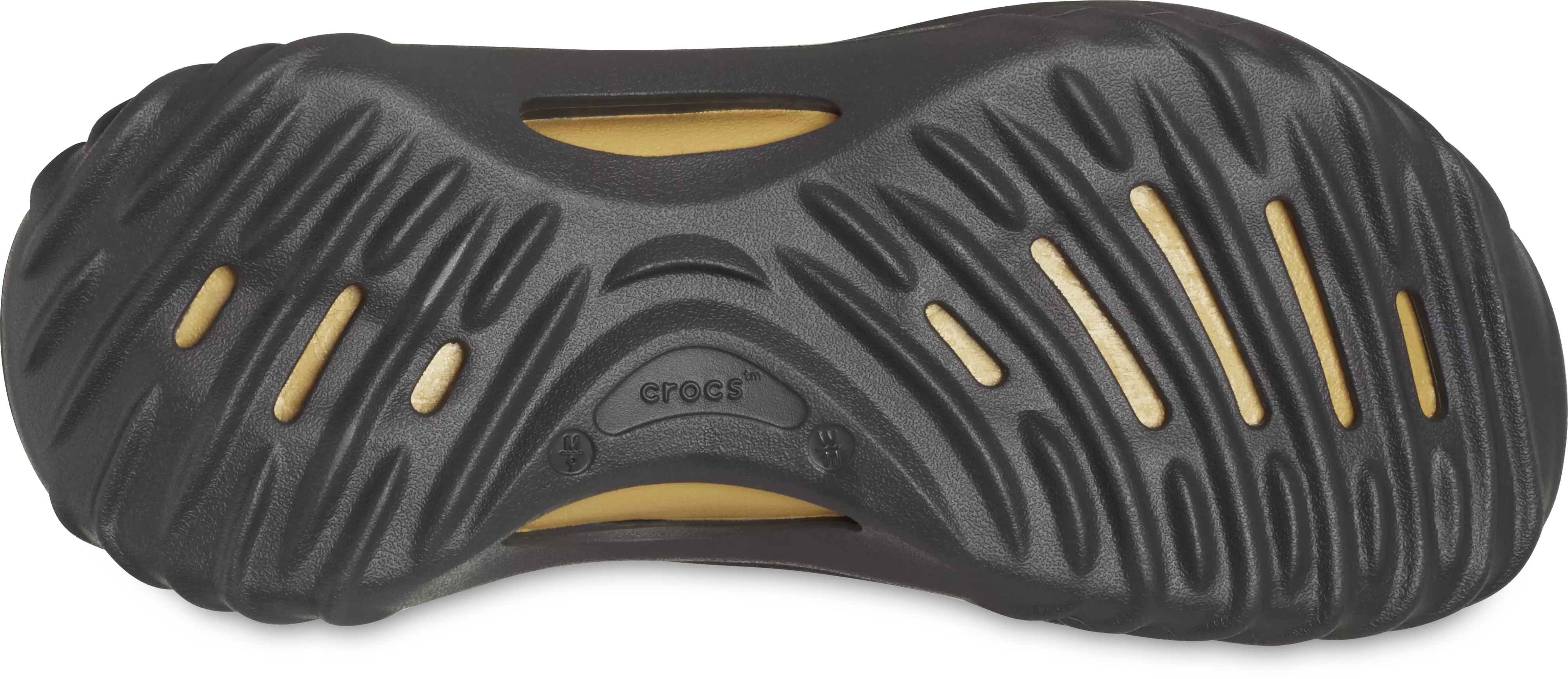 Crocs Echo Wave "Black/Sand" Unisex Sandal - BLACK