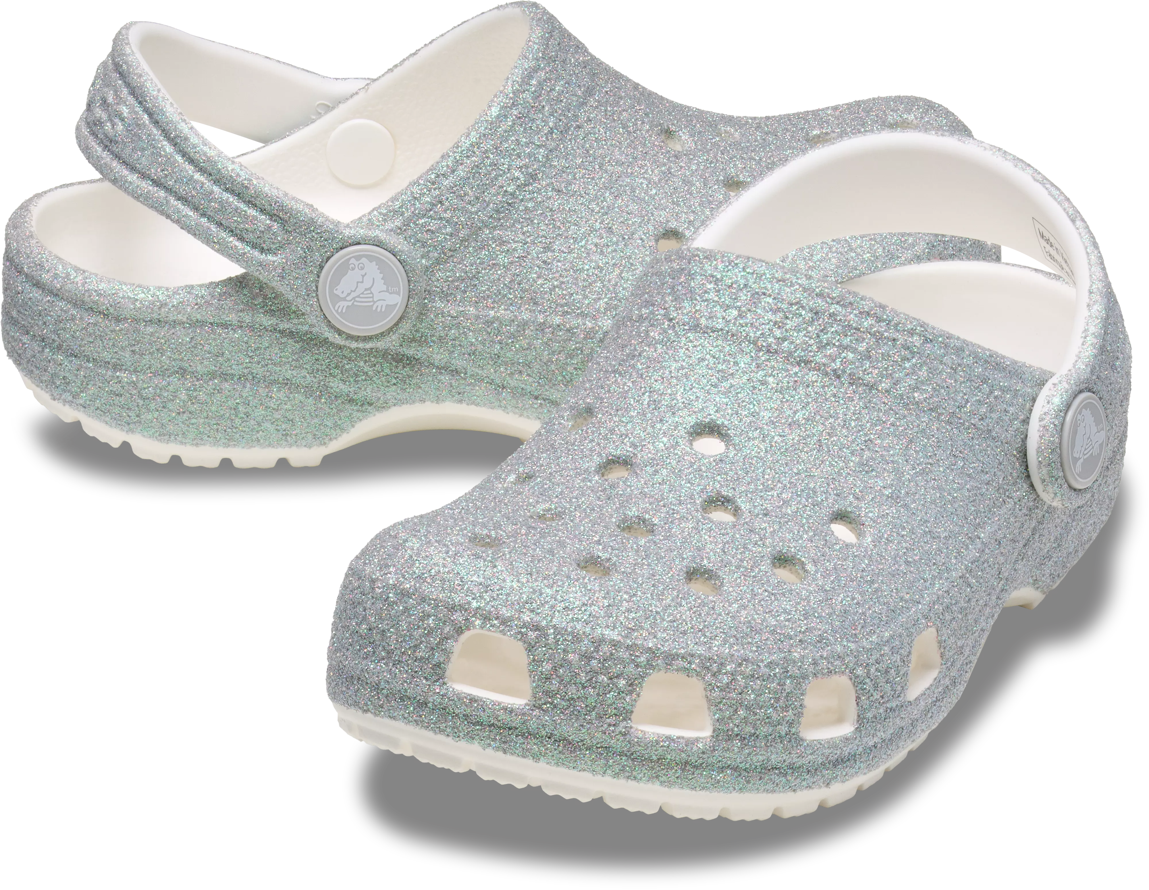 Crocs Classic Iridescent "Glitter" Grade School Girls' Clog - IRIDESCENT