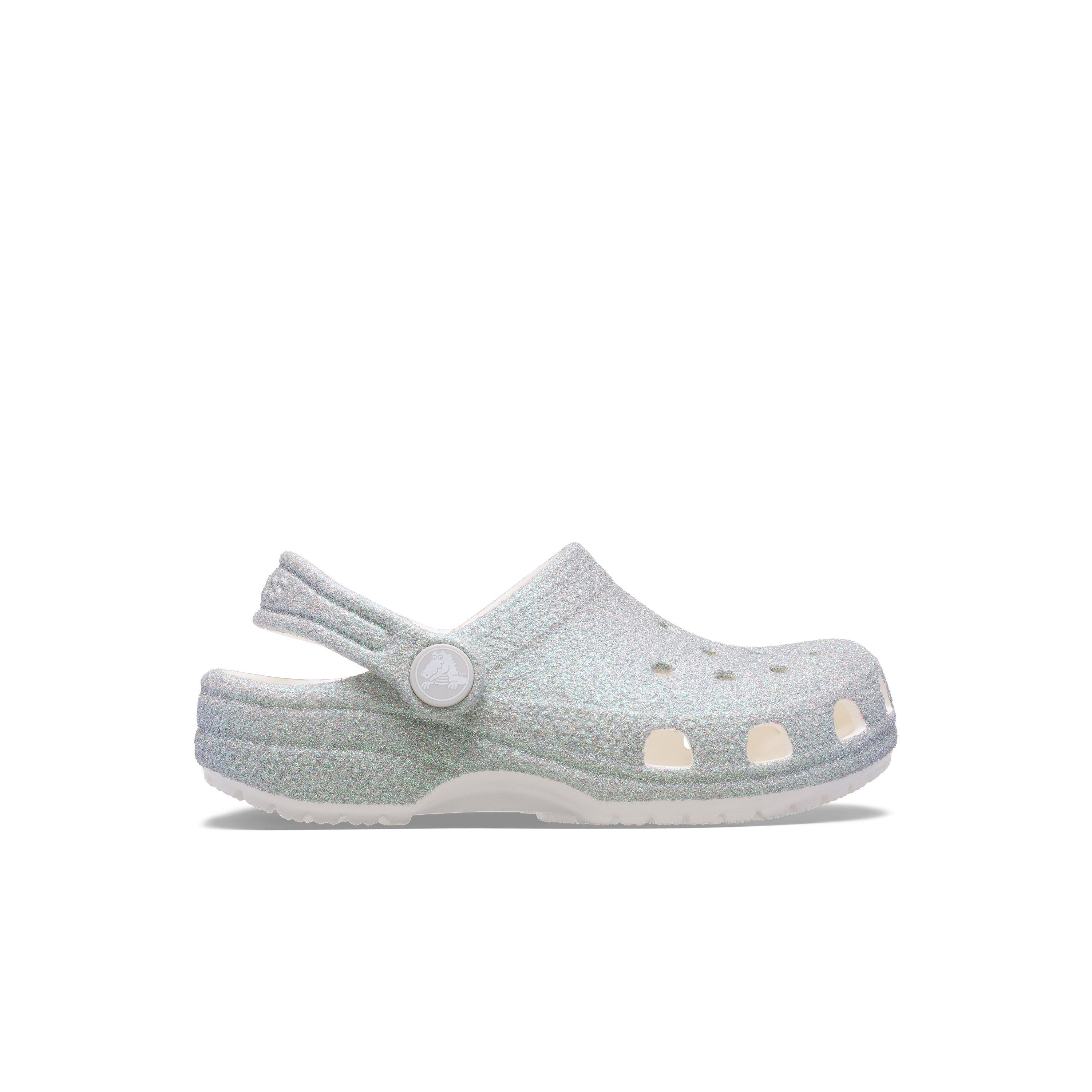 Crocs Classic Iridescent "Glitter" Preschool Girls' Clog - IRIDESCENT