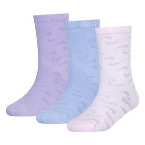 Nike Big Girls' Swoosh 3-Pack Crew Socks - Multi-Color