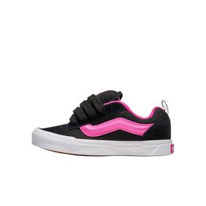 Vans Knu Skool "Black/Pink" Grade School Girls' Shoe