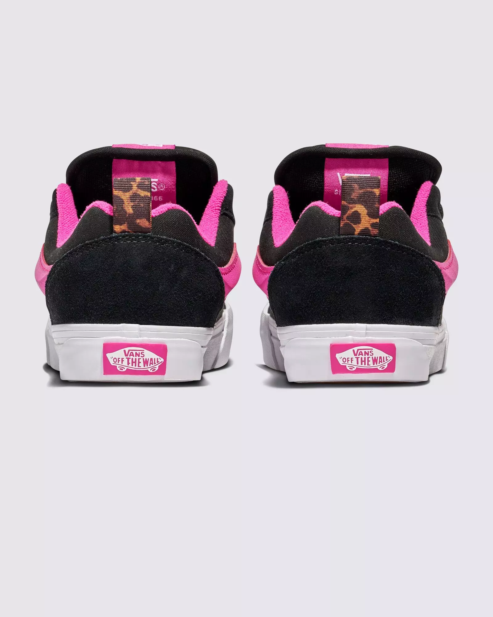 Vans Knu Skool "Black/Pink" Grade School Girls' Shoe - BLACK/PINK