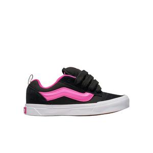 Vans Knu Skool "Black/Pink" Grade School Girls' Shoe