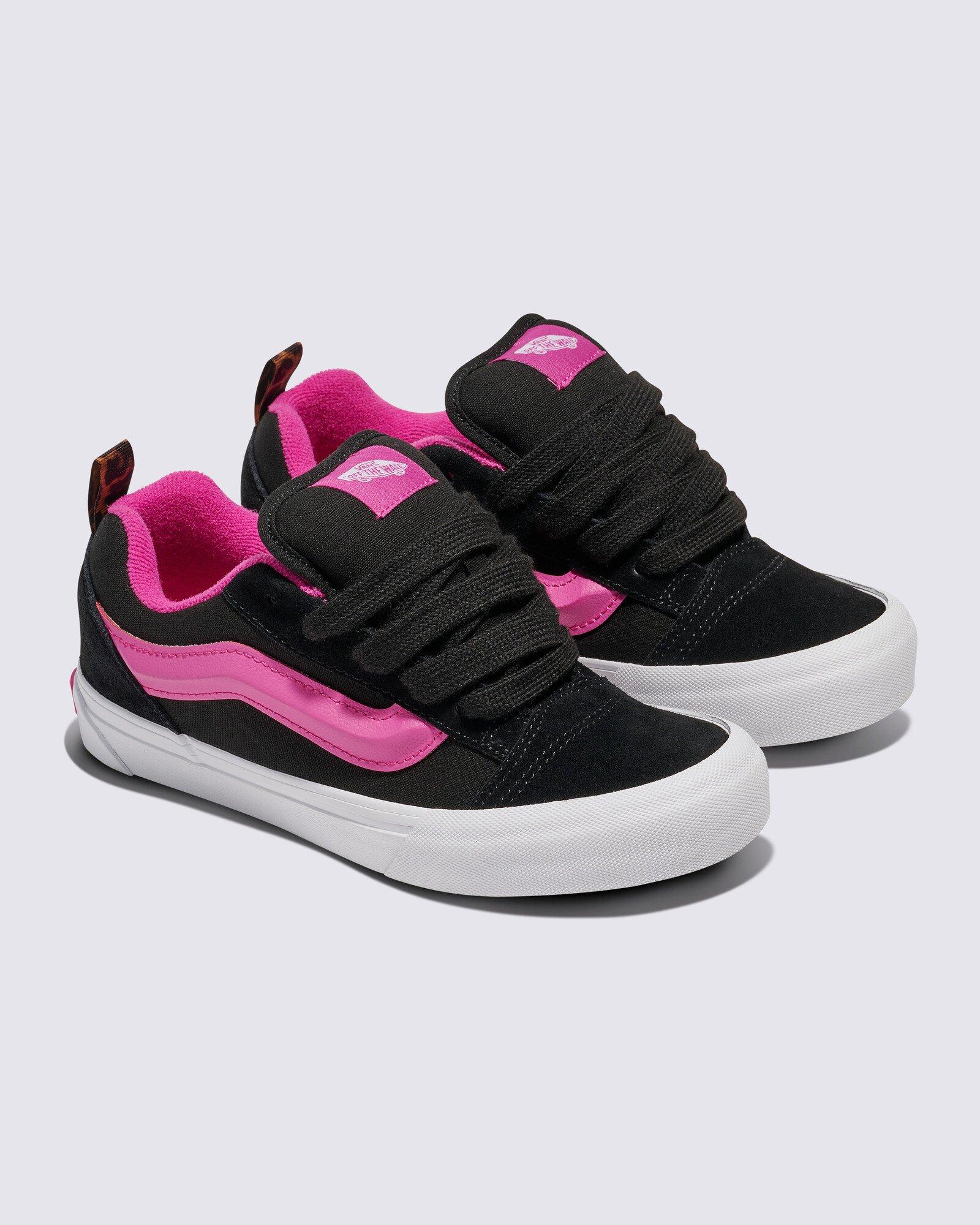 Vans Knu Skool Preschool Girls' "Black/Pink" Shoe