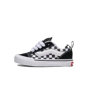 Vans Knu Skool Checkerboard "Black/White" Preschool Kids' Shoe