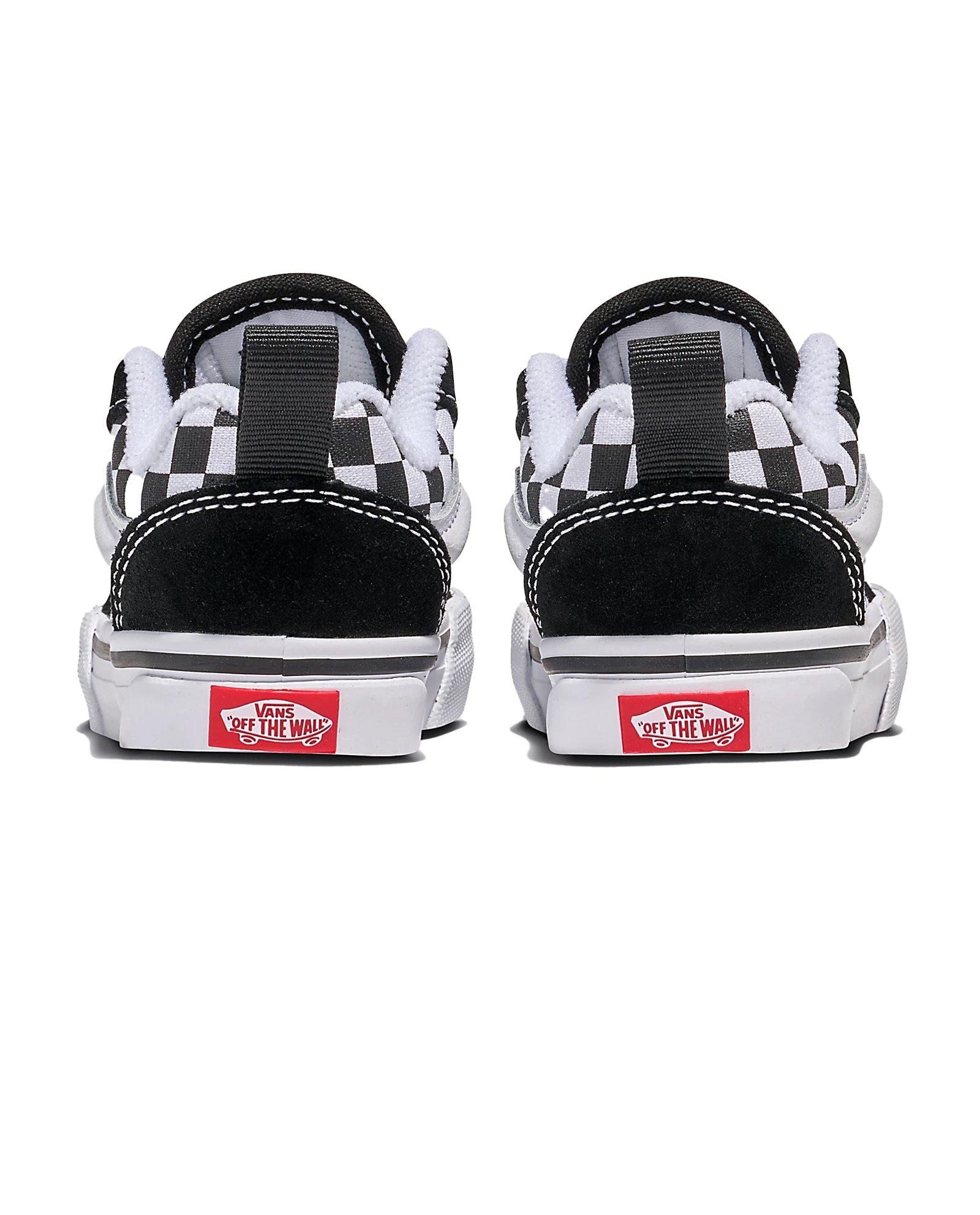 Vans Knu Skool Checkerboard Toddler Kids' "Black/White" Shoe​