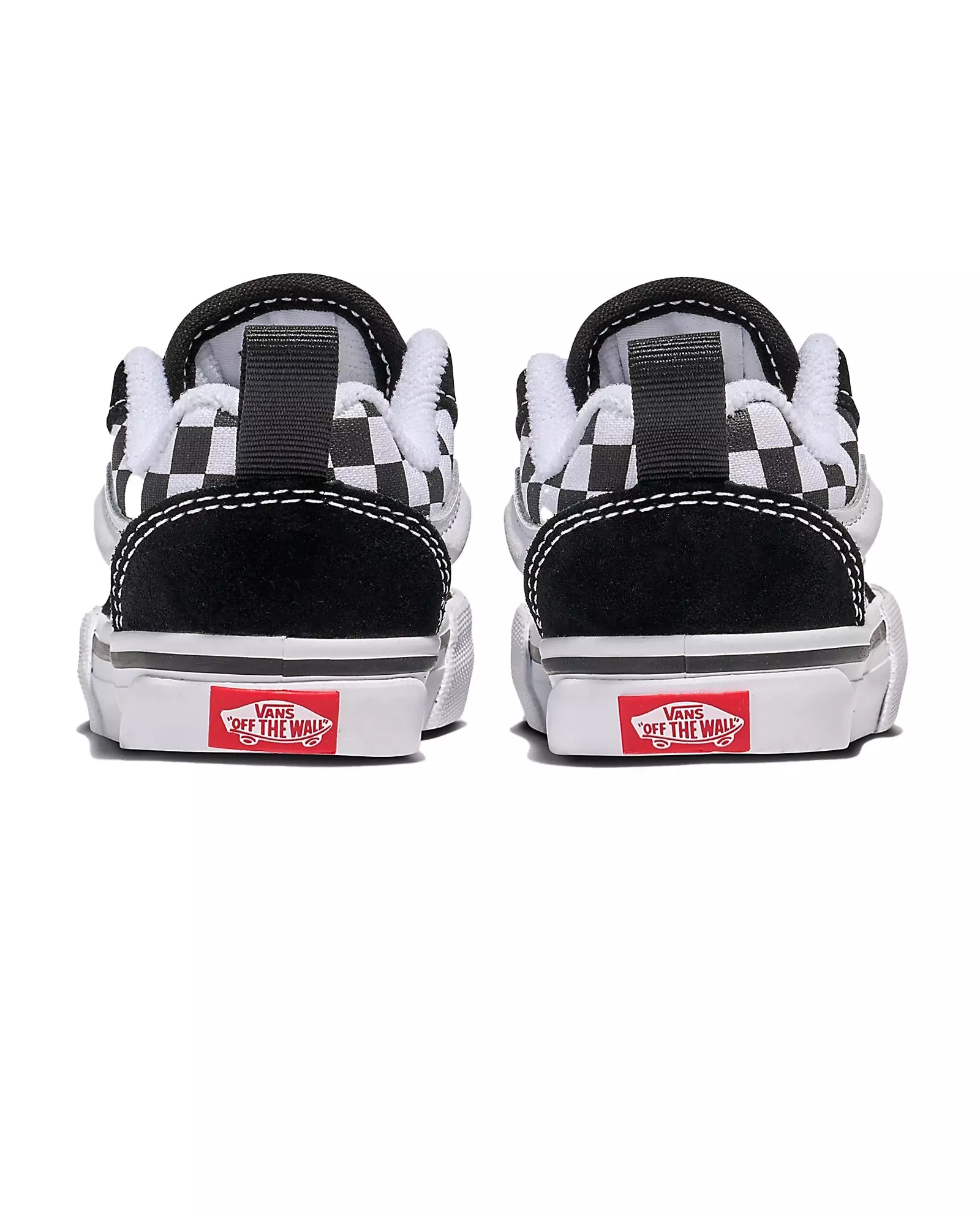 Vans Knu Skool Checkerboard "Black/White" Toddler Kids' Shoe - BLACK/WHITE