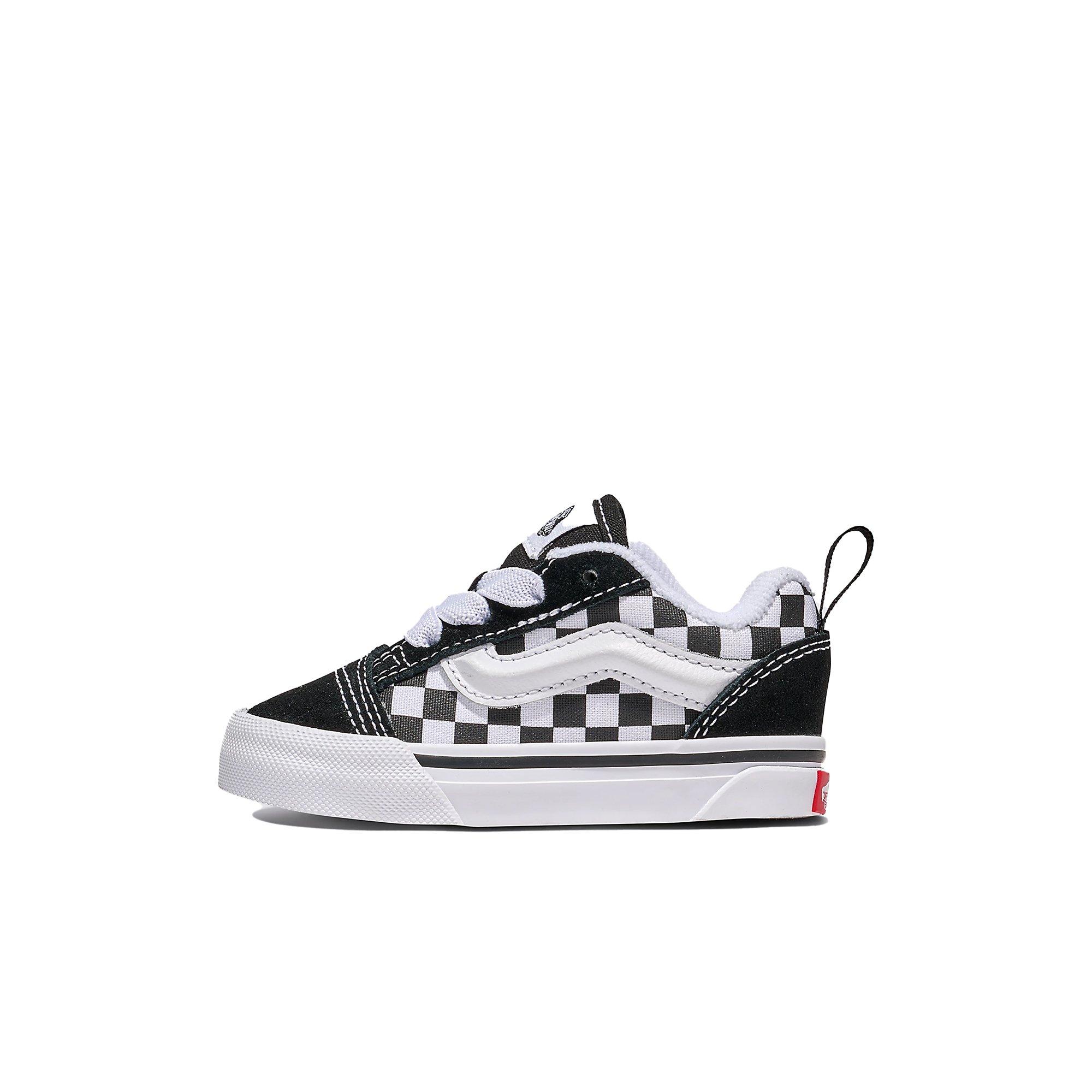 Vans Knu Skool Checkerboard Toddler Kids' "Black/White" Shoe​