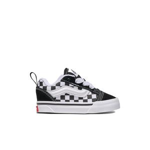 Vans Knu Skool Checkerboard "Black/White" Toddler Kids' Shoe
