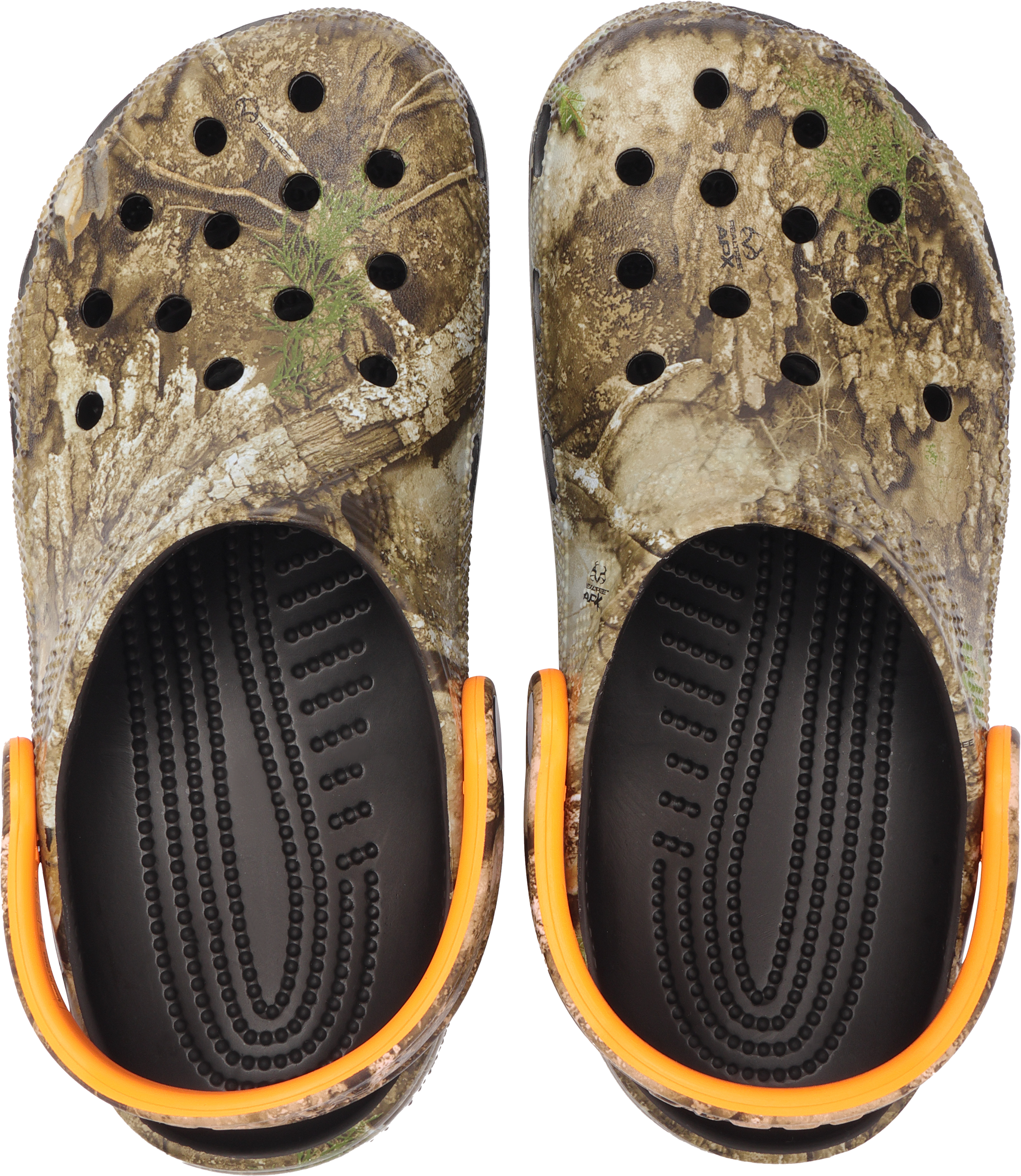 Crocs Classic "RealTree" Unisex Clog - GREEN/BLACK Thumbnail View 8
