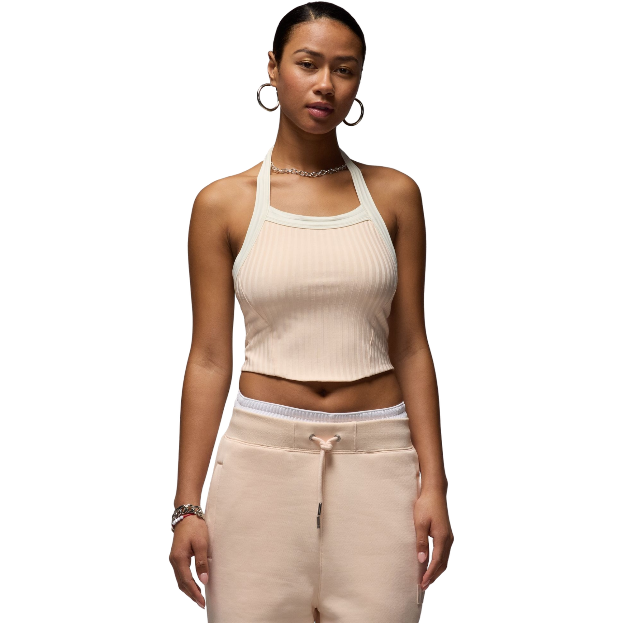 Jordan Women's Poolside Halter Top - GUAVA ICE/WHITE Thumbnail View 1