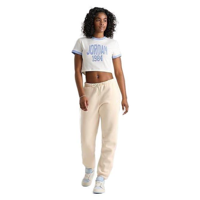 Jordan Women's Slip Crop Graphic T-Shirt - SAIL Thumbnail View 3