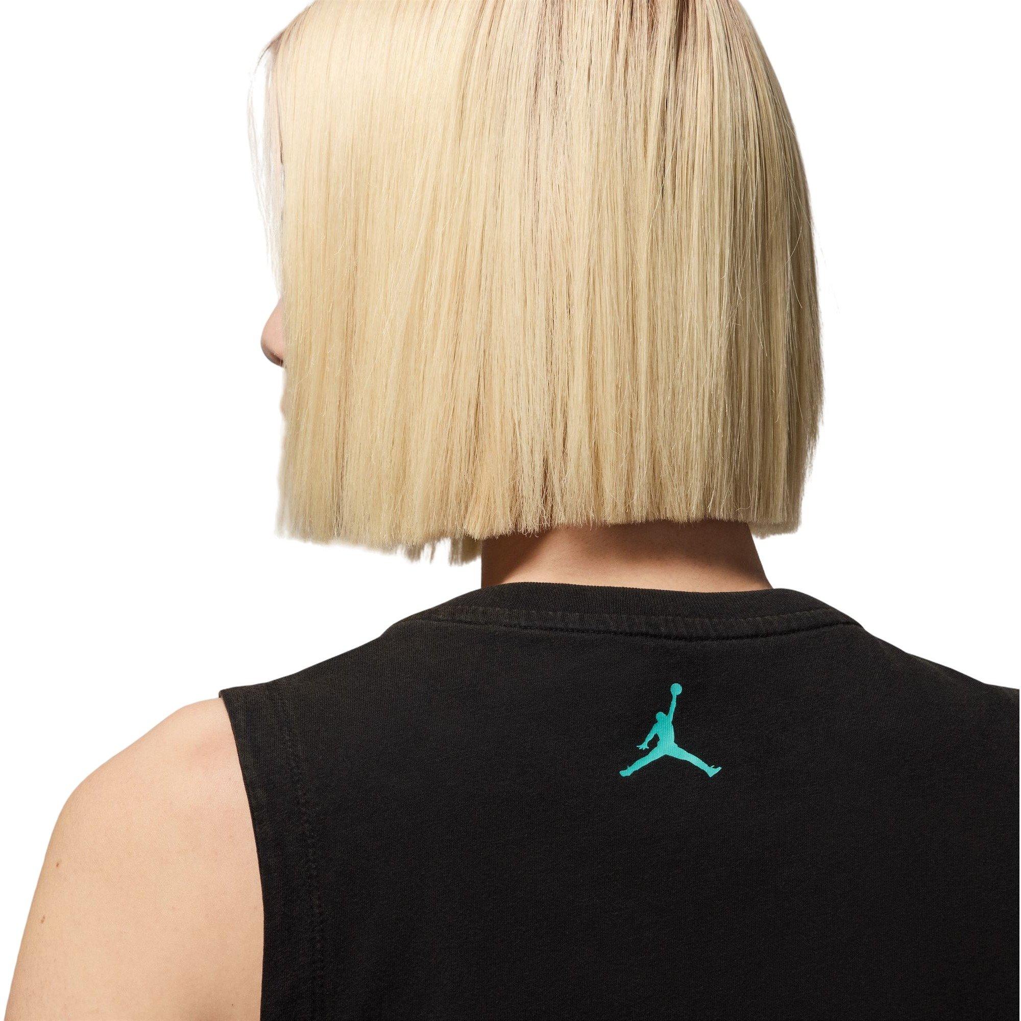 Jordan Women's Sleeveless Graphic Tank - BLACK Thumbnail View 5