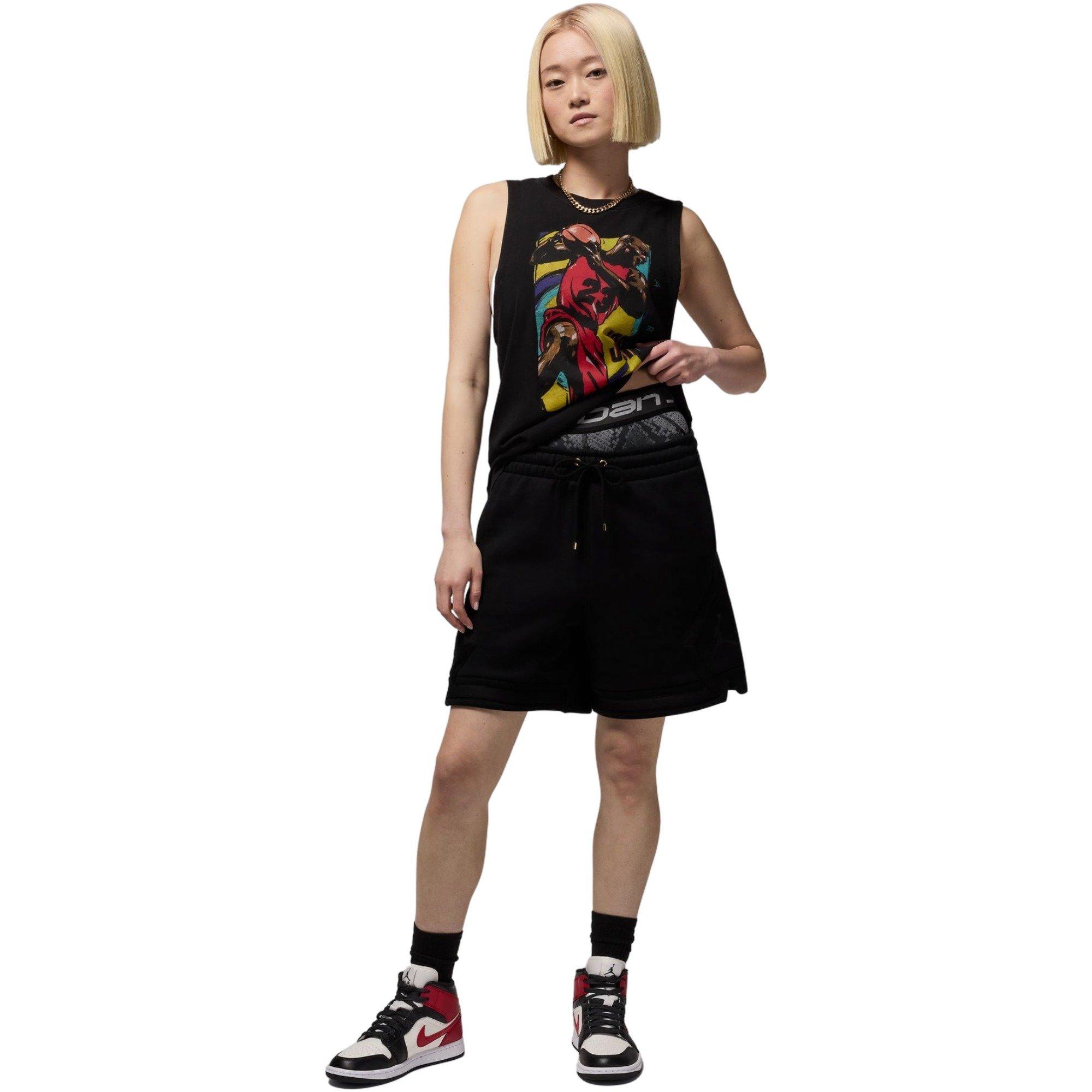 Jordan Women's Sleeveless Graphic Tank - BLACK Thumbnail View 6