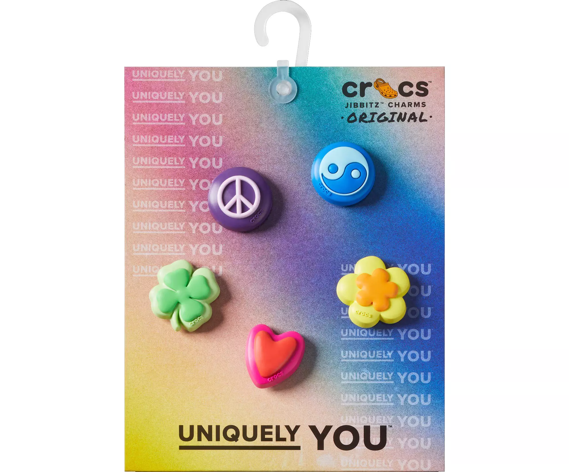 Crocs Double Fun Icons Jibbitz Charms-5PK - AS SHOWN