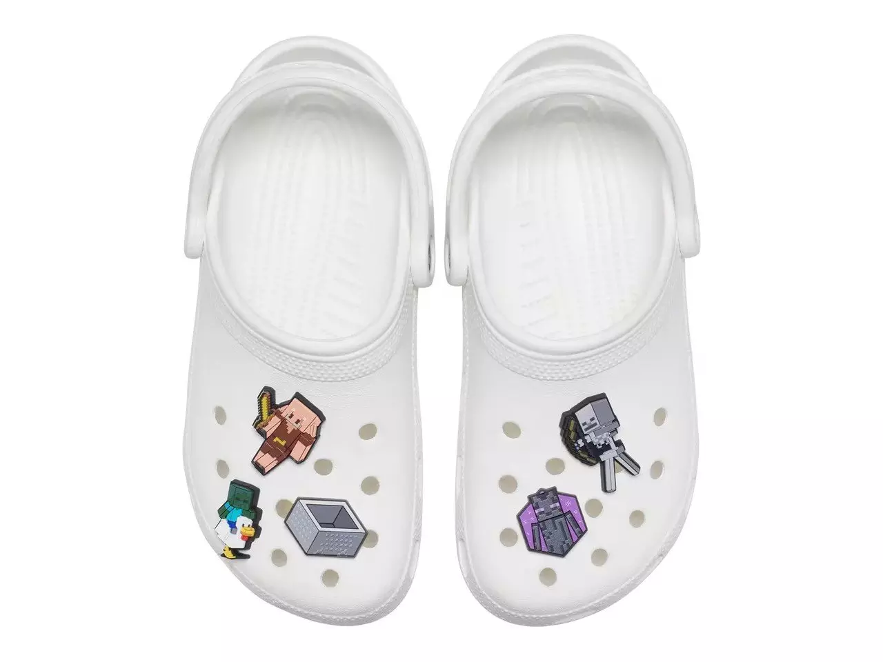 Crocs Minecraft Jibbitz Charms​-5PK - AS SHOWN