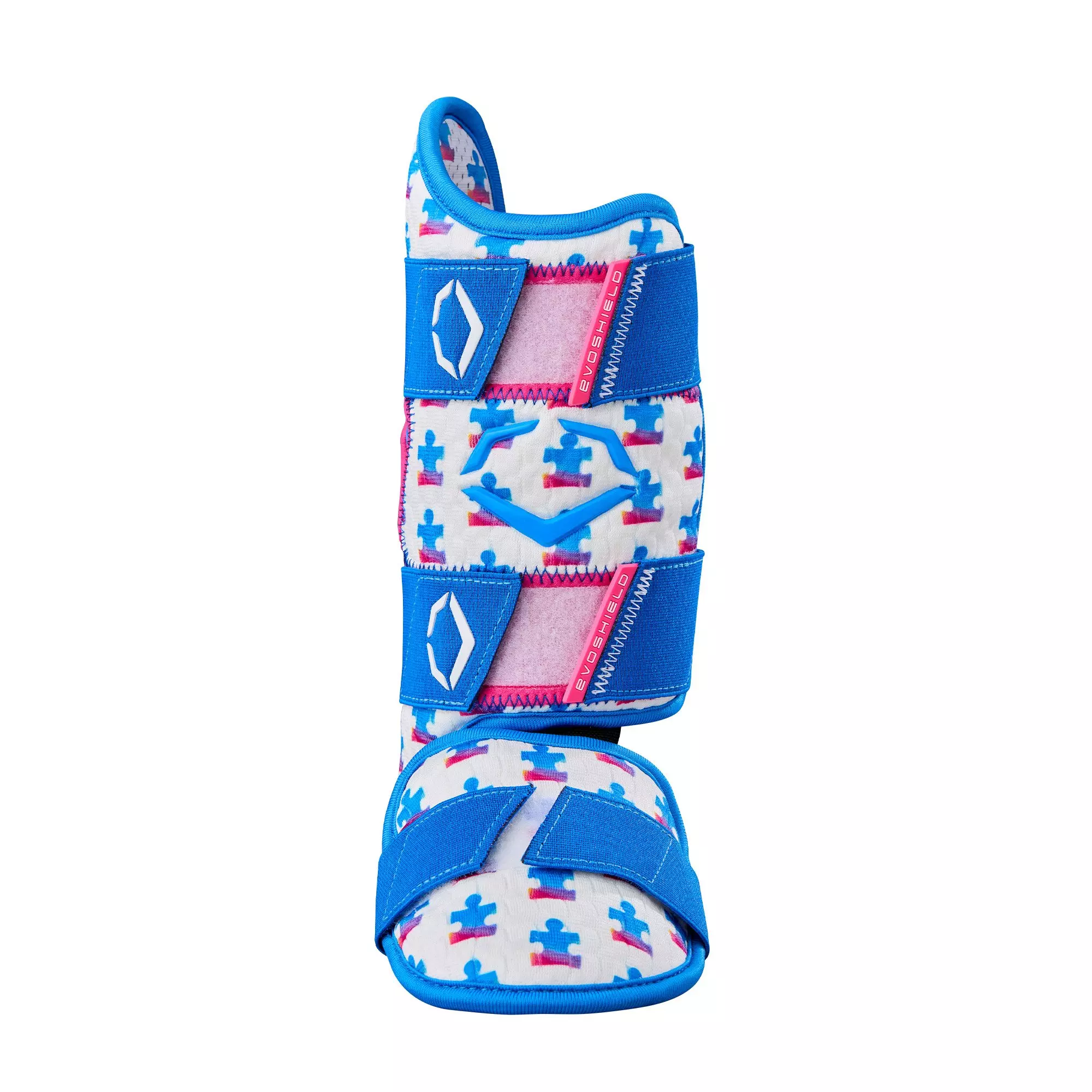 EvoShield X-SRZ Love the Moment Batter’s Leg Guard - RHH - BLUE/PINK