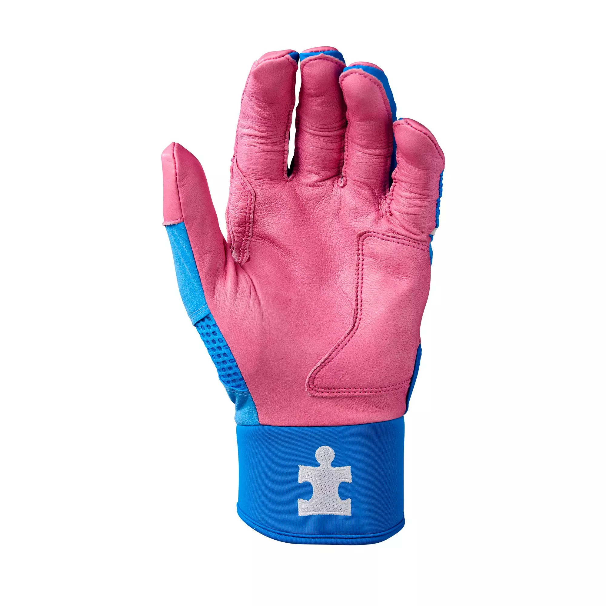 EvoShield X-SRZ Love the Moment Adult Carbyne Batting Gloves - BLUE/PINK