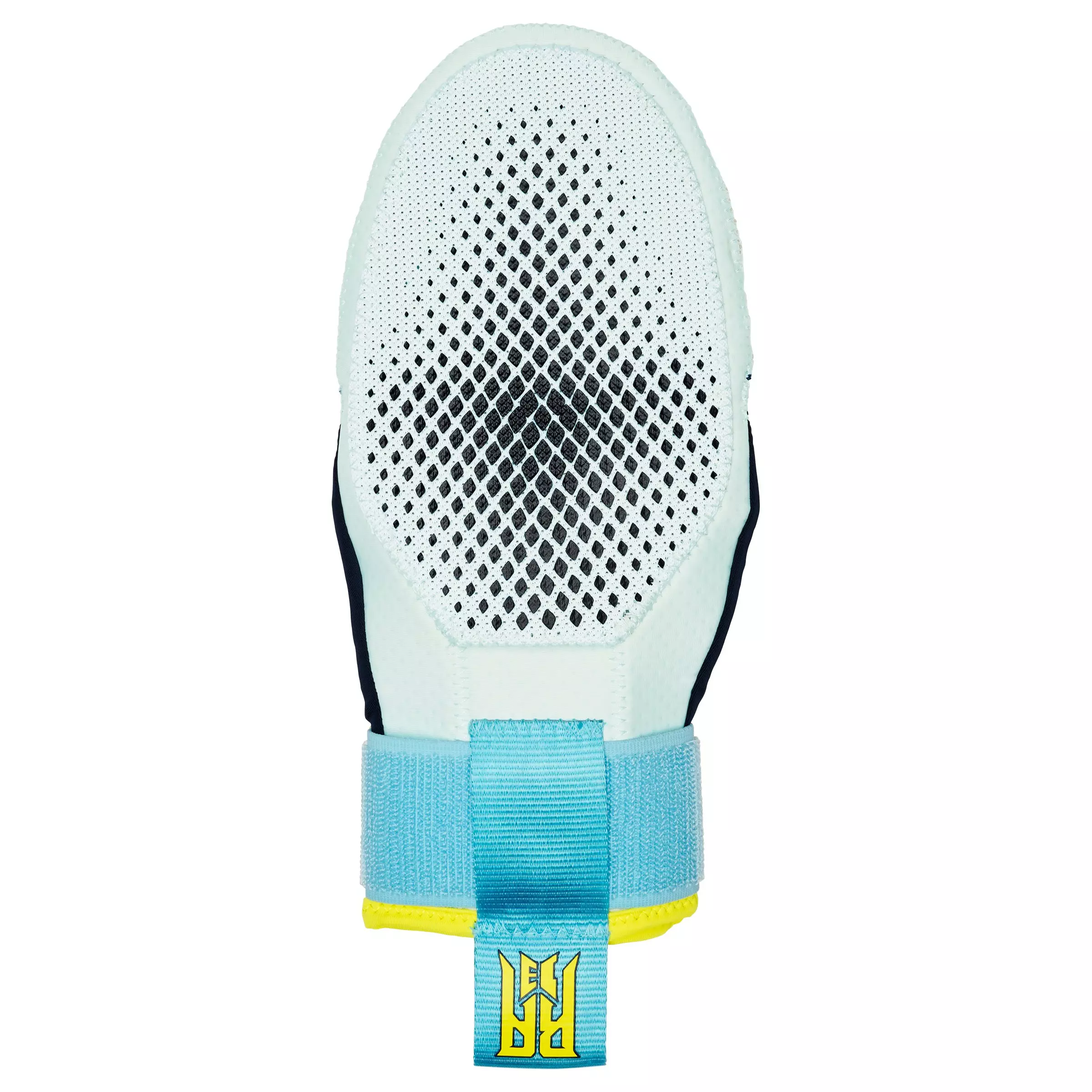 Nike Diamond Acuna Jr Baseball Sliding Mitt - LTBLUE/YELLOW/RED