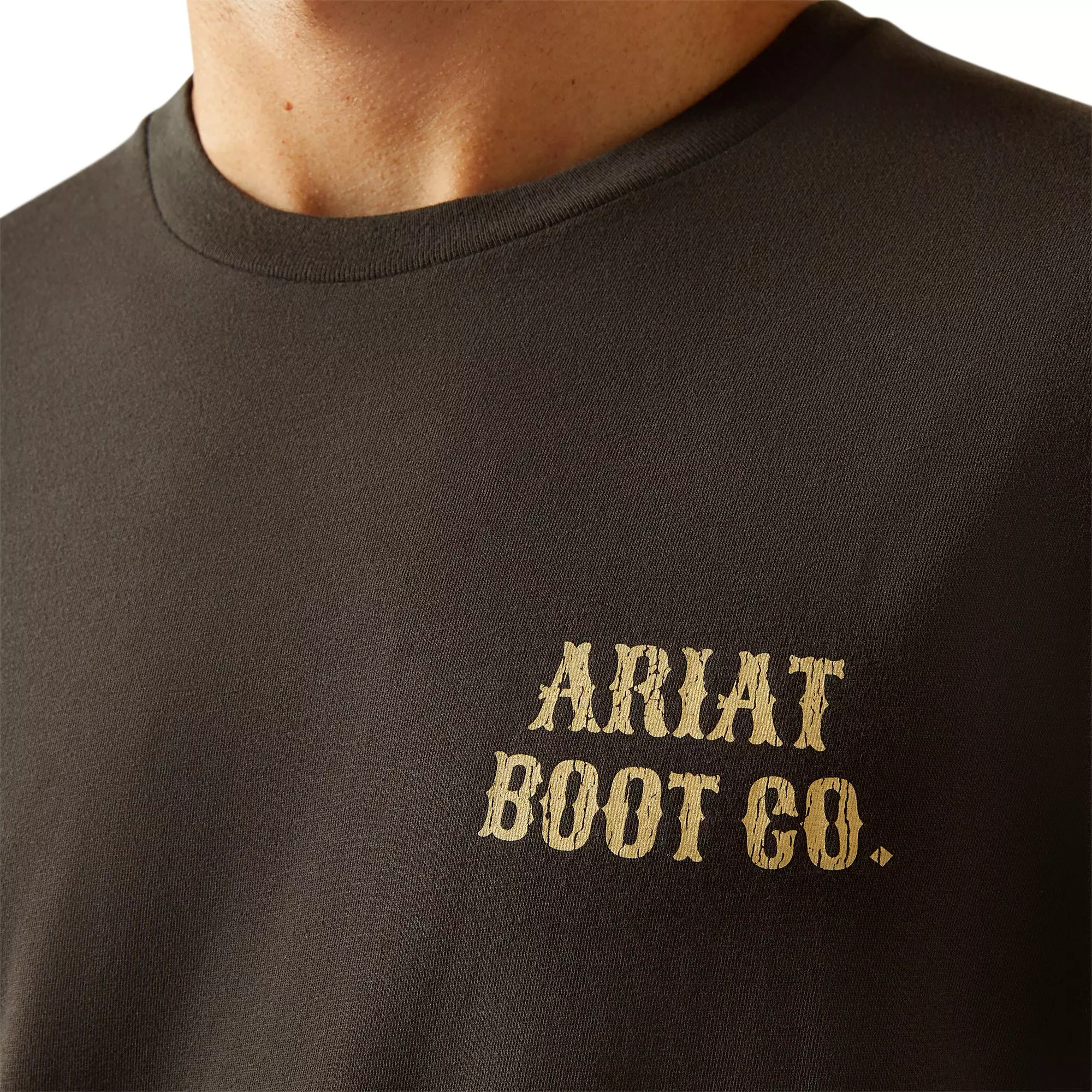 Ariat Men's Cocky Cowboy Tee - Black - BLACK