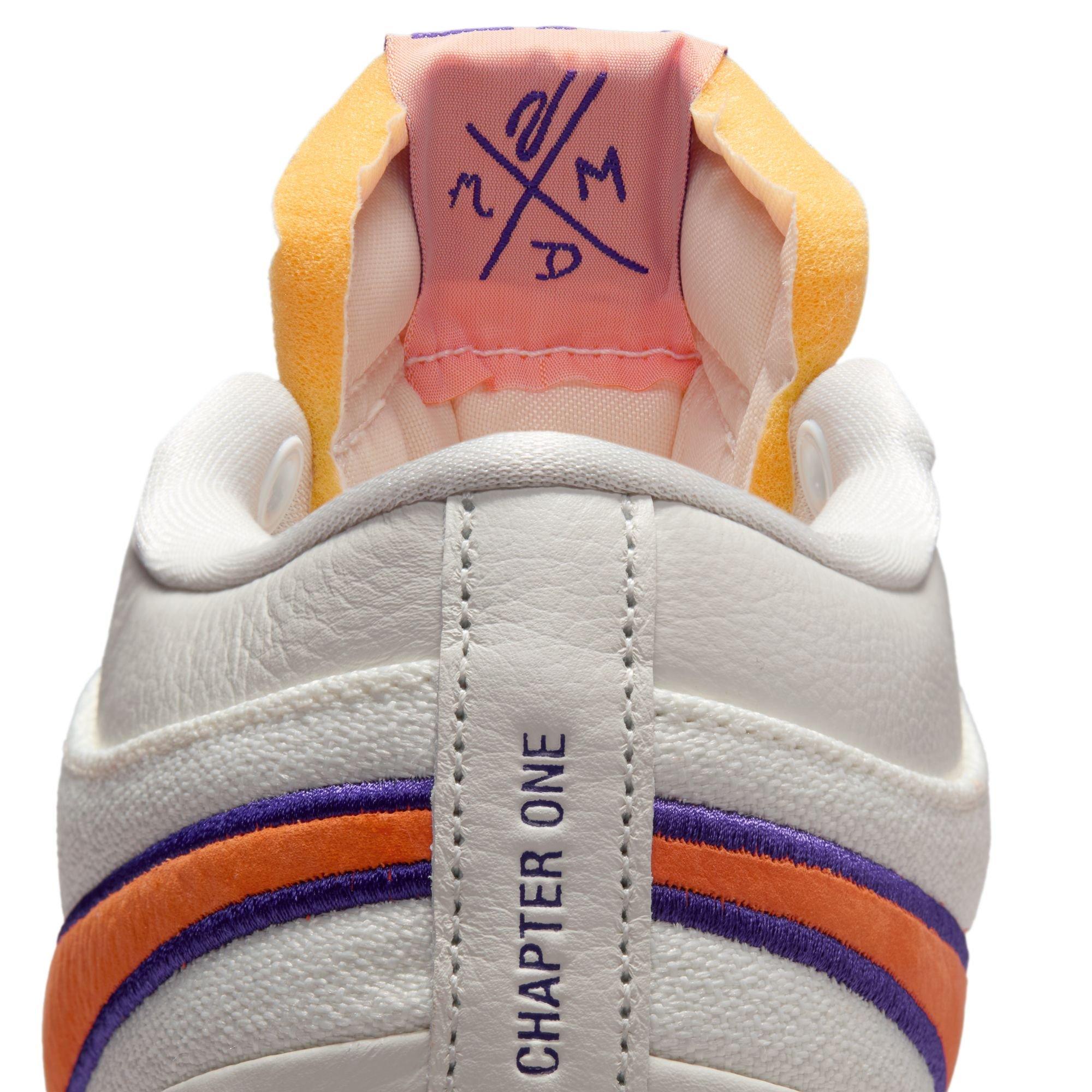 Nike Book 1 "Valley" Men's Basketball Shoe - SAIL/CLAY ORANGE/COURT PURPLE Thumbnail View 6