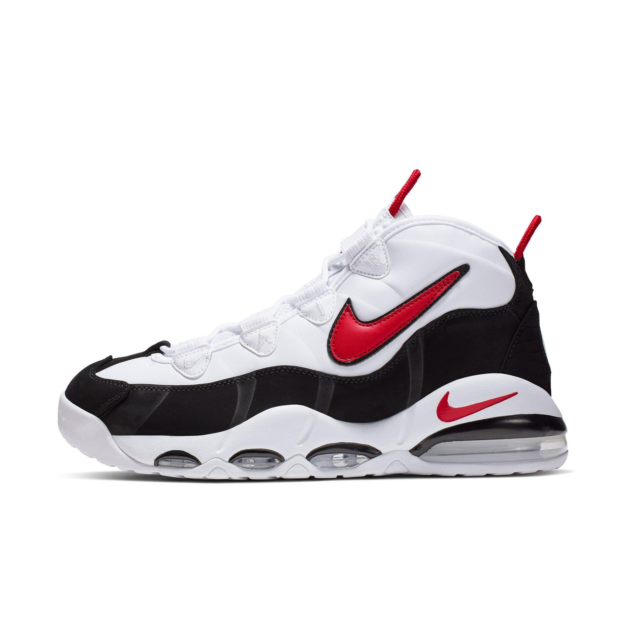 Nike Air Max Uptempo '95 "Chicago" Men's Shoe - WHITE/UNIVERSITY RED/BLACK Thumbnail View 4