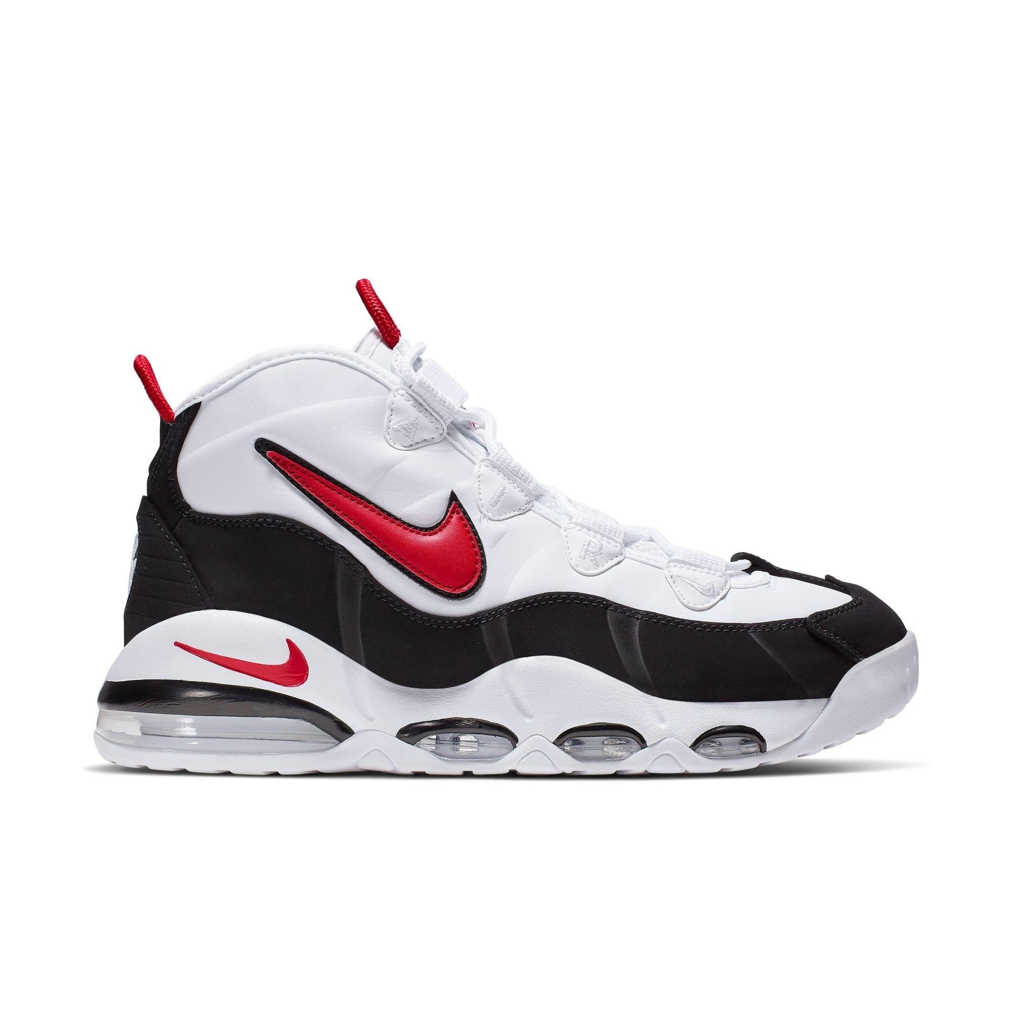 Nike Air Max Uptempo '95 "Chicago" Men's Shoe - WHITE/UNIVERSITY RED/BLACK Thumbnail View 1