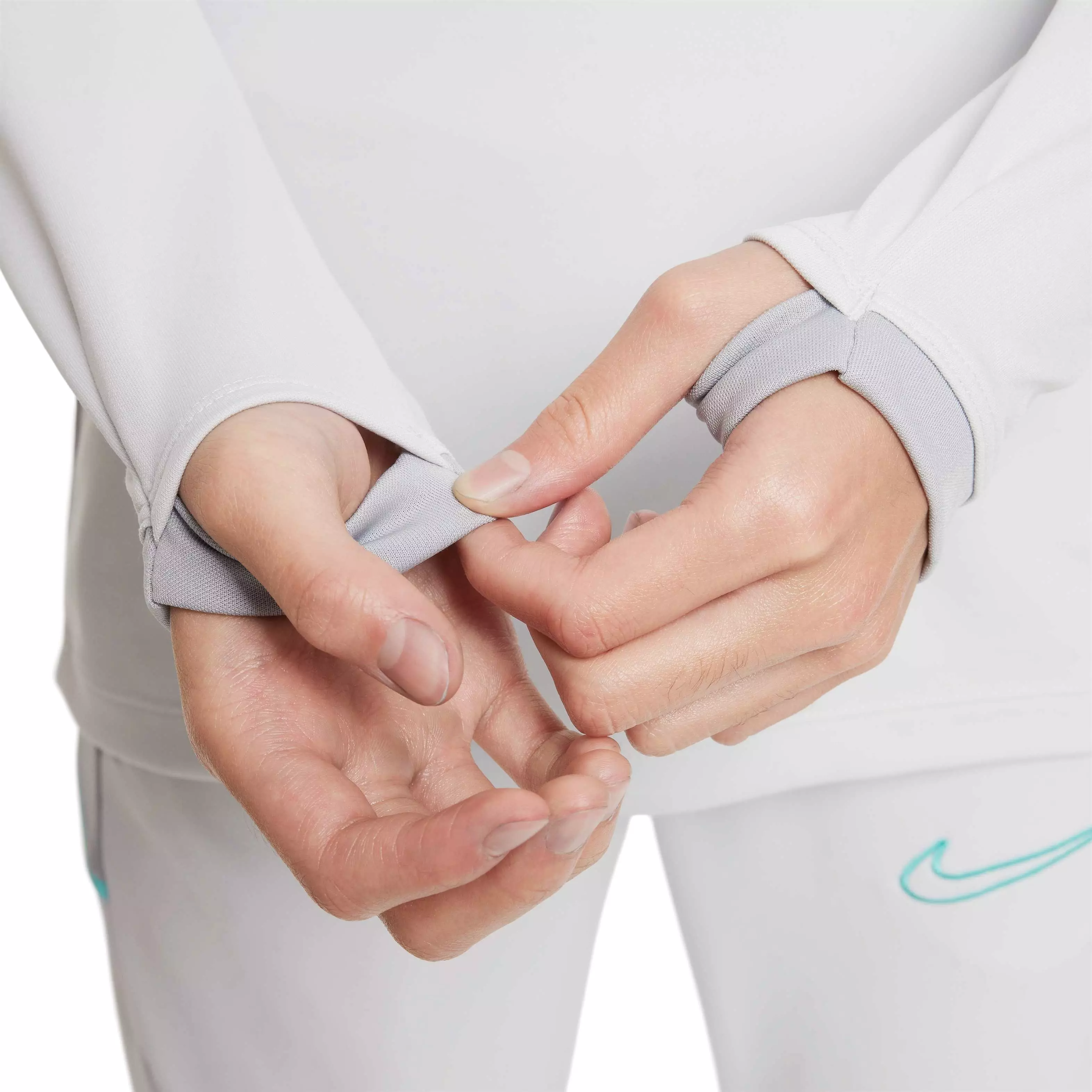 Nike Big Kids' ACD25 Long-Sleeve 1/4-Zip Soccer Drill Top -Grey - GREY