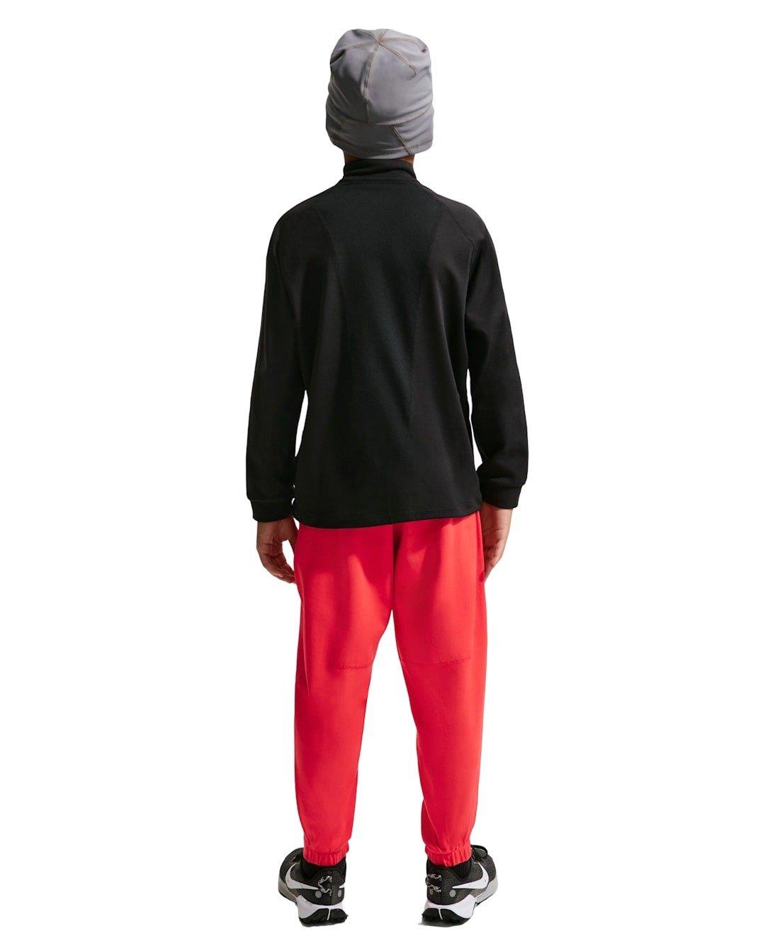 Nike Big Boys' Pro Dri-FIT Fleece Pants - Red - RED Thumbnail View 2