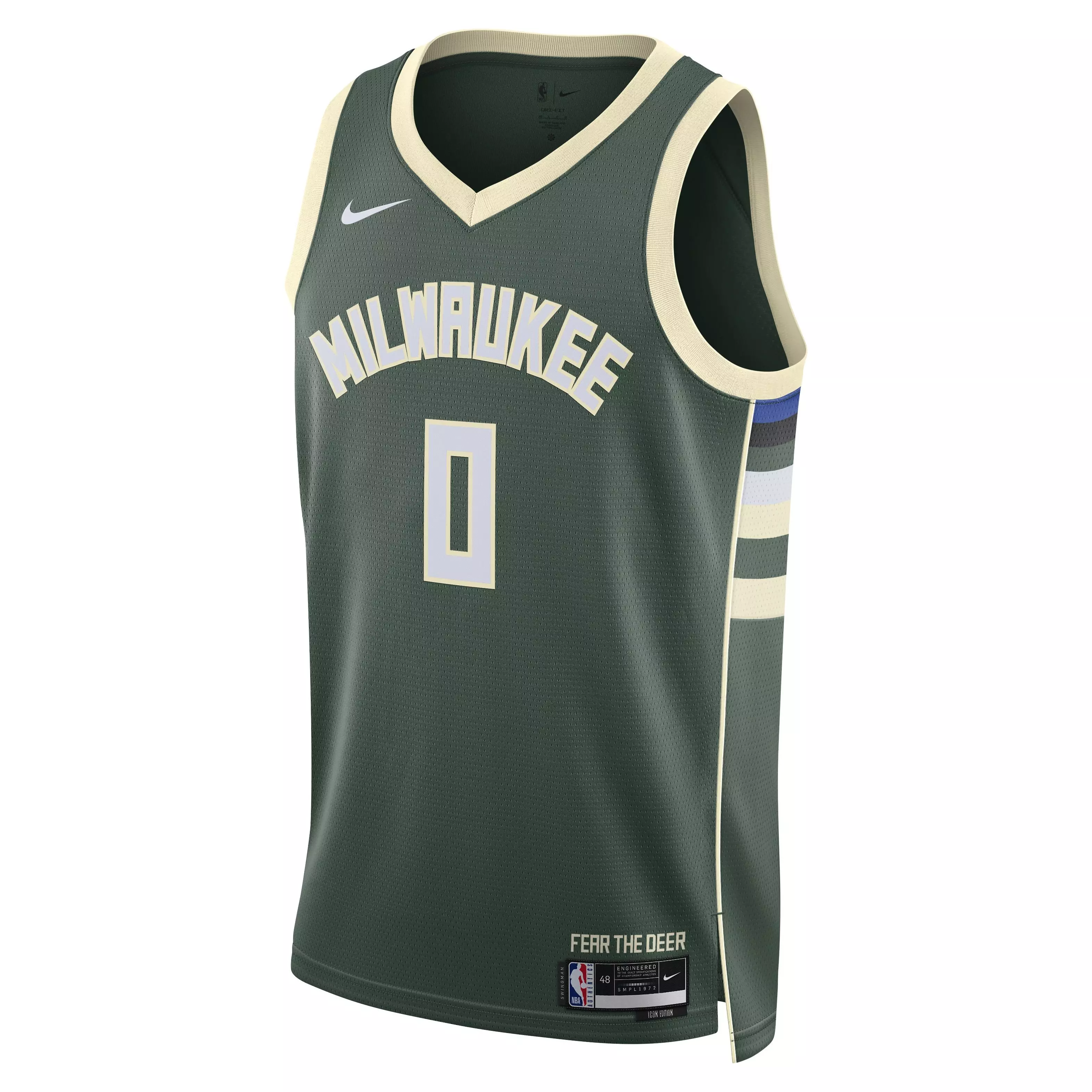 Nike Men's Milwaukee Bucks Dri-FIT NBA Swingman Jersey - Green - GREEN