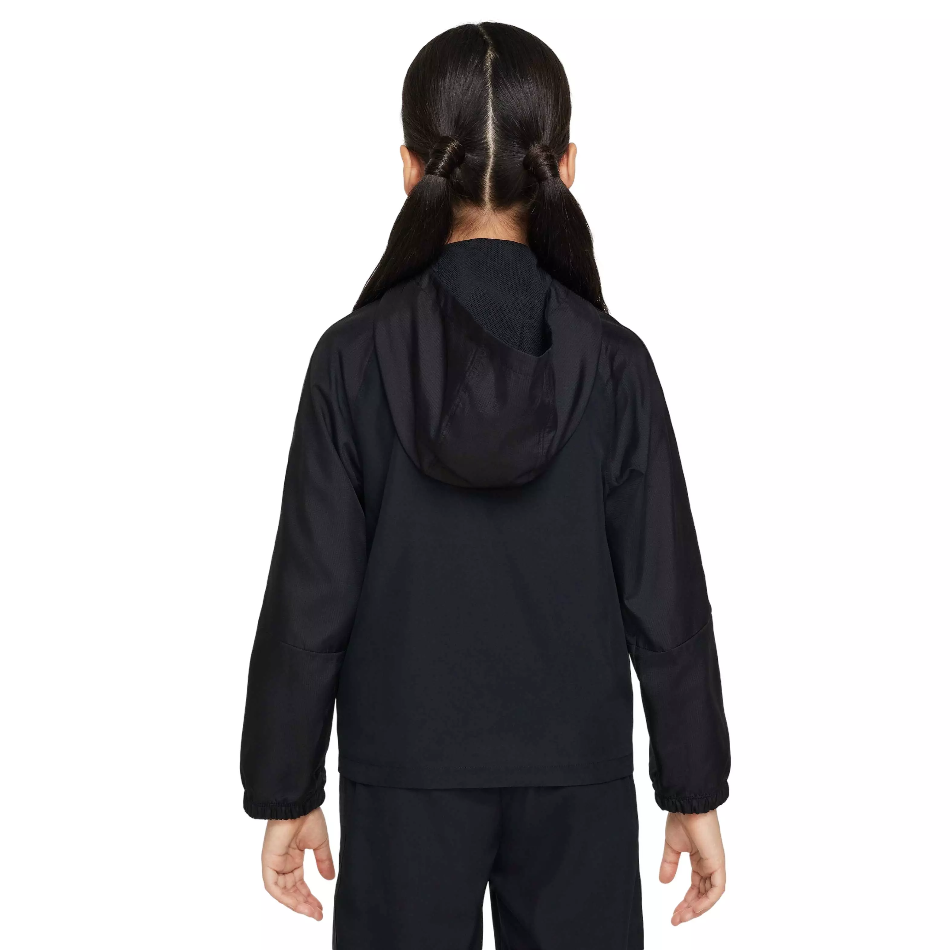 Nike Big Kids' Academy 1/2-Zip Hooded Football Tracksuit Jacket - BLACK