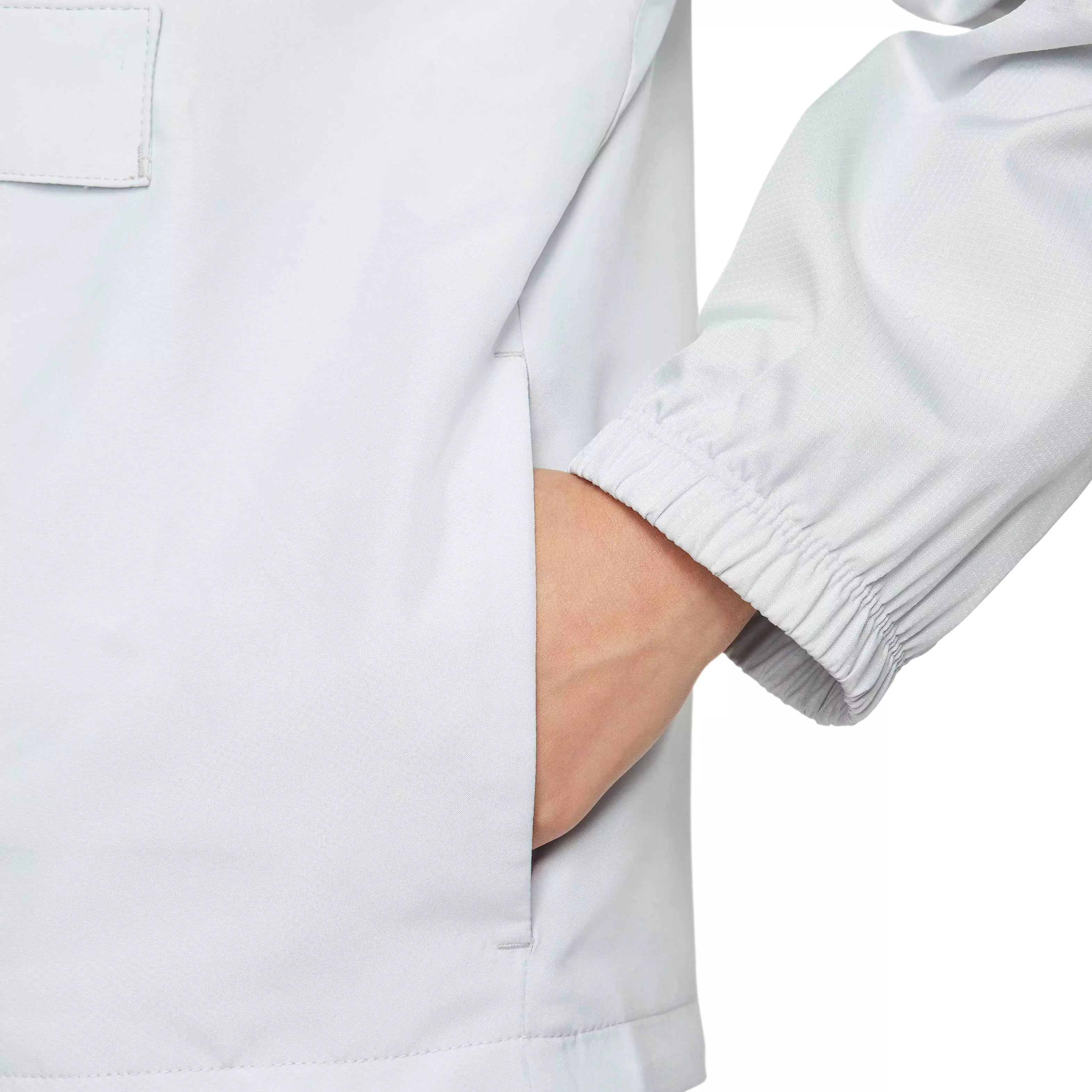 Nike Big Kids' Academy 1/2-Zip Hooded Football Tracksuit Jacket - GREY