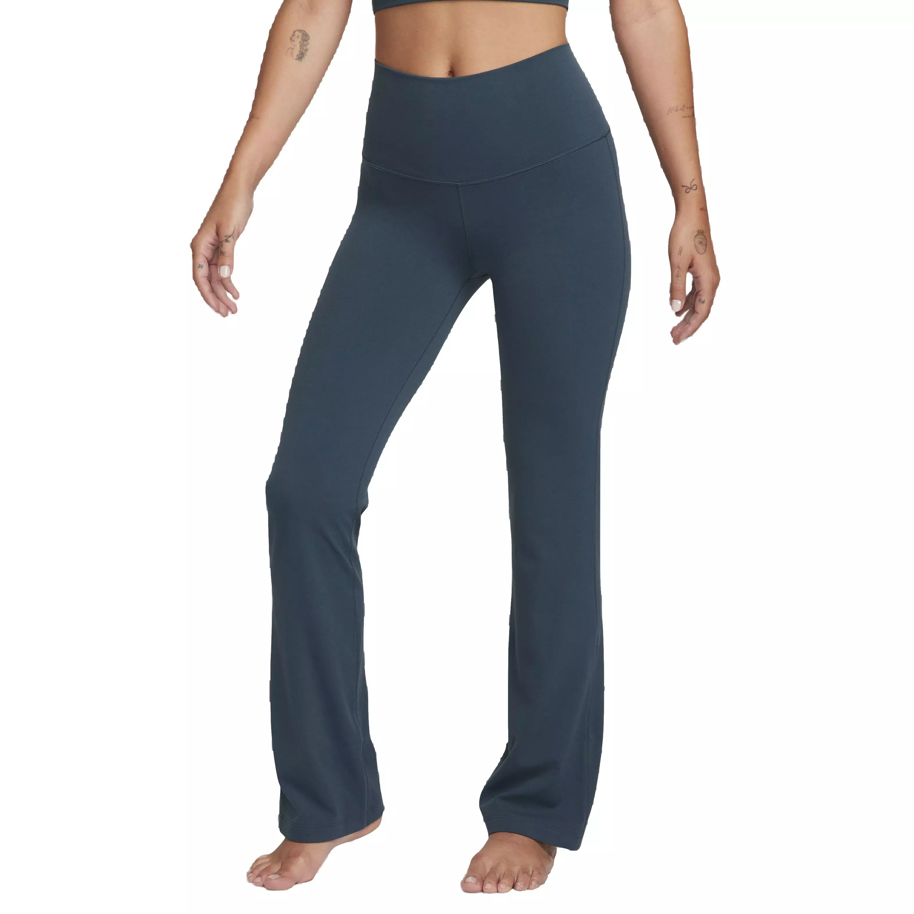 Nike Women's Dri-FIT Luxe Flared Pants - GREEN