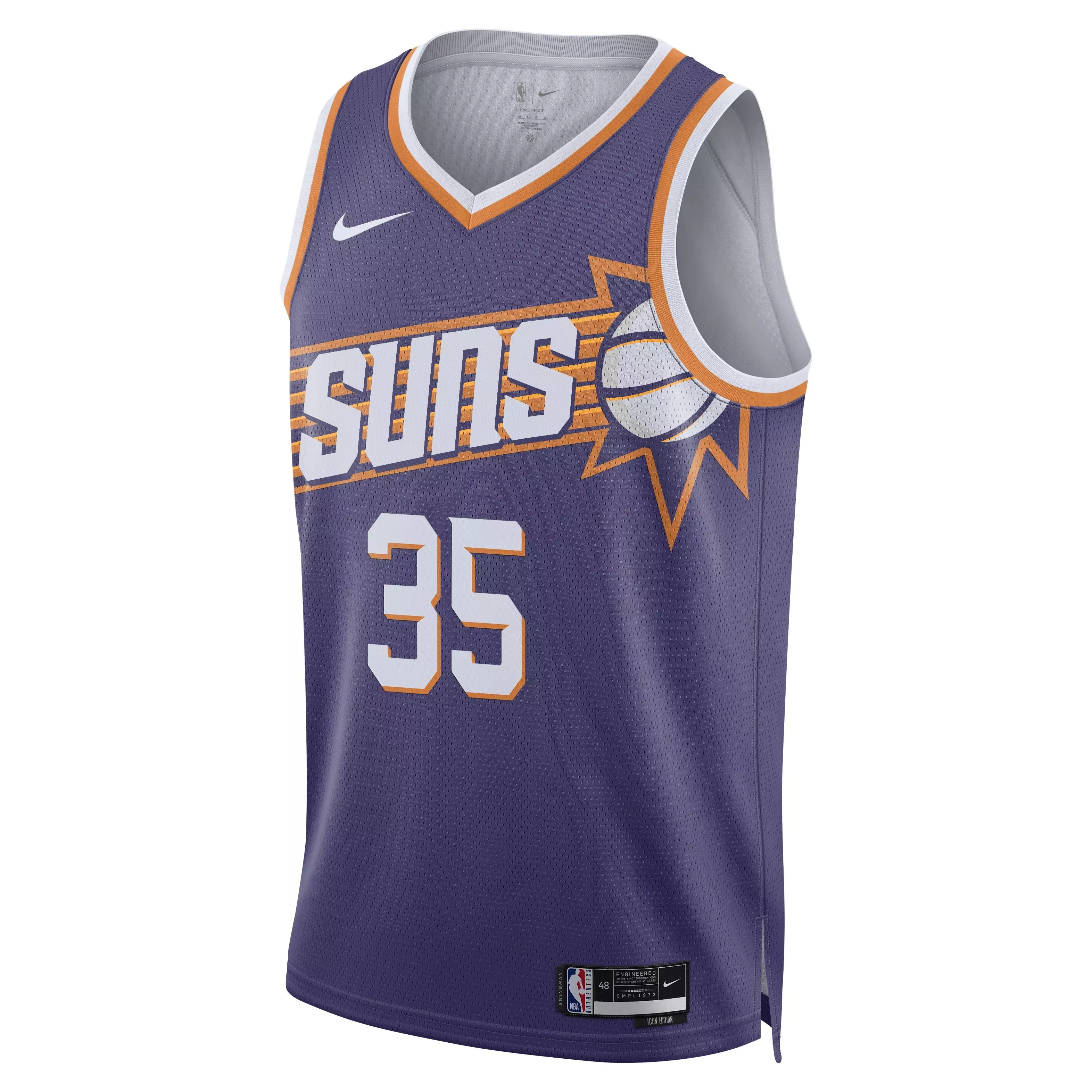 Nike Men's Phoenix Suns Dri-FIT NBA Swingman Jersey - Purple - PURPLE