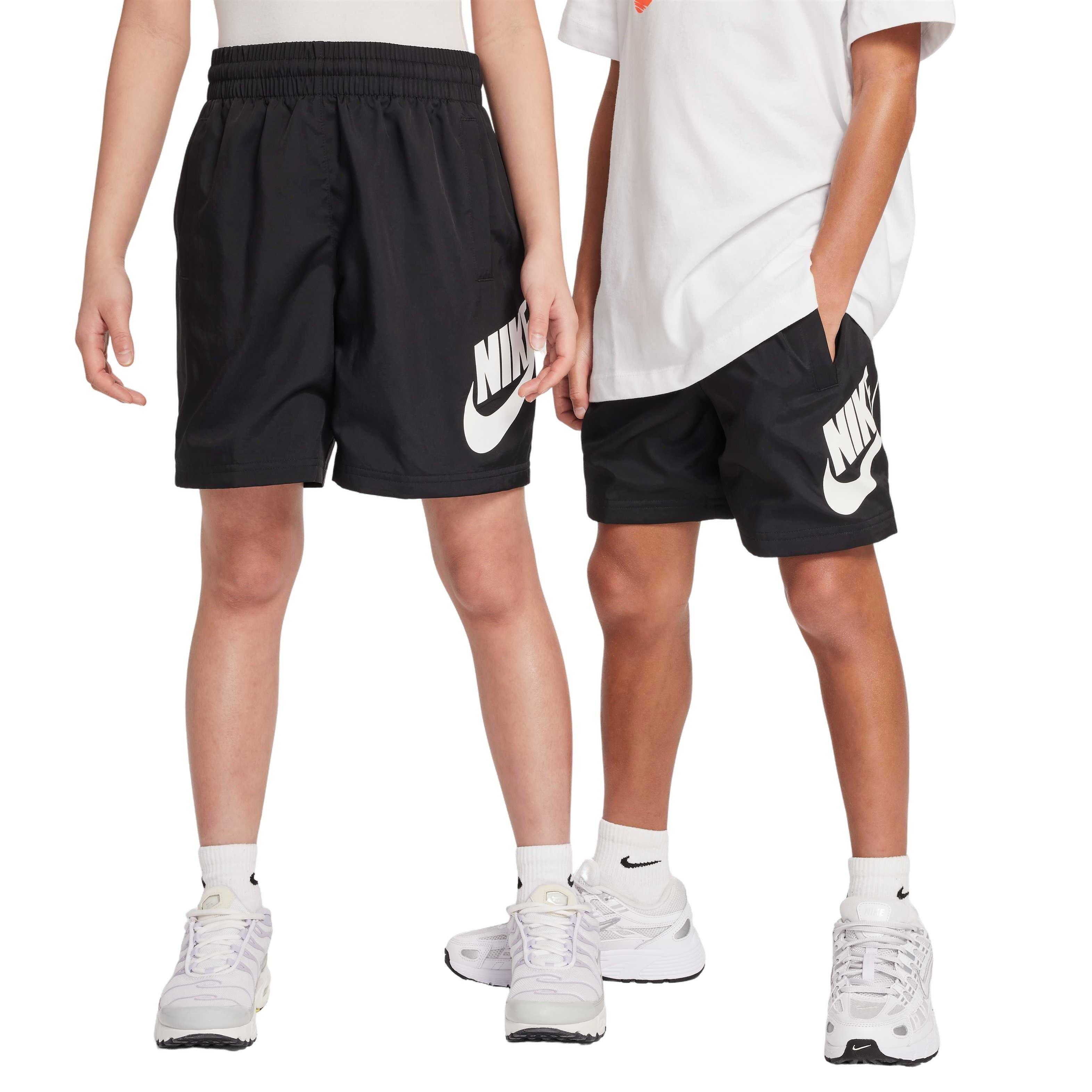 Nike Big Kids' Sportswear Club ​Woven​ 6"​ Shorts - BLACK