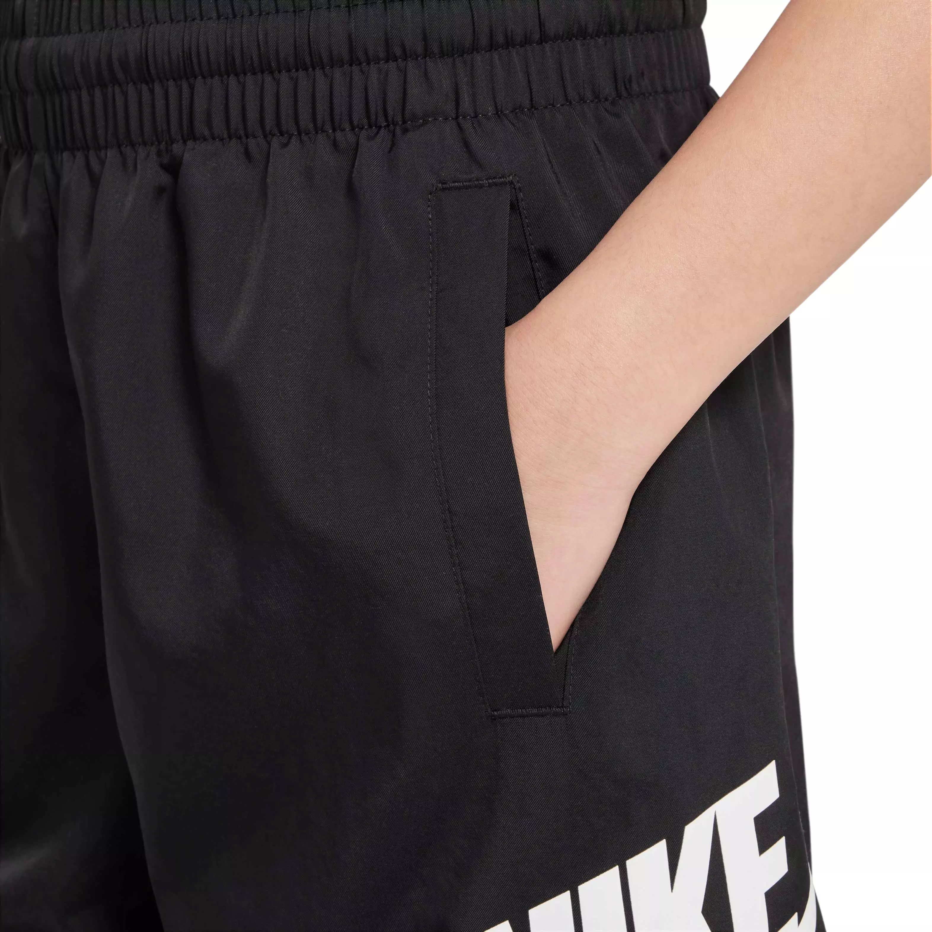 Nike Big Kids' Sportswear Club ​Woven​ 6"​ Shorts - BLACK
