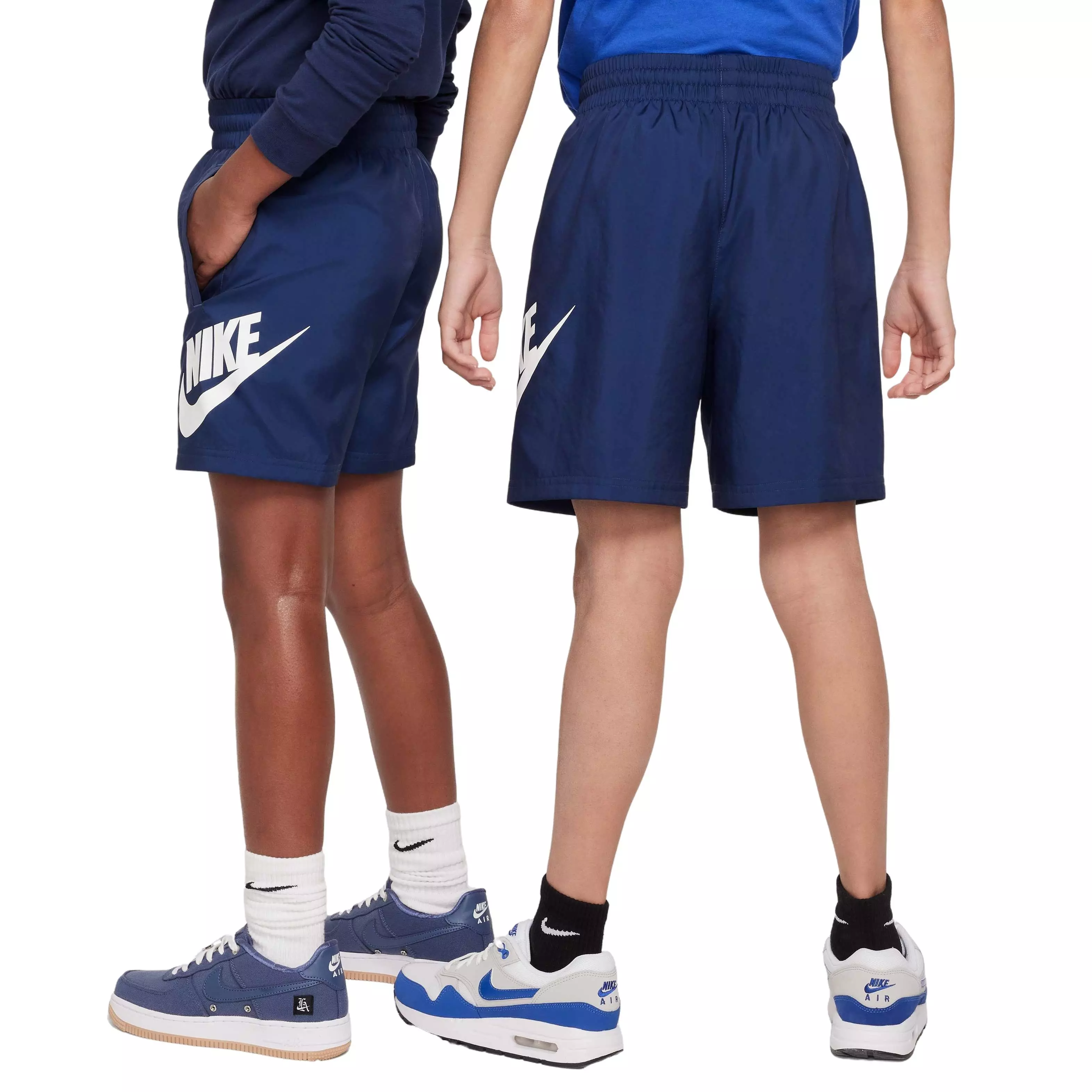 Nike Big Kids' Sportswear Club ​Woven​ 6"​ Shorts - NAVY