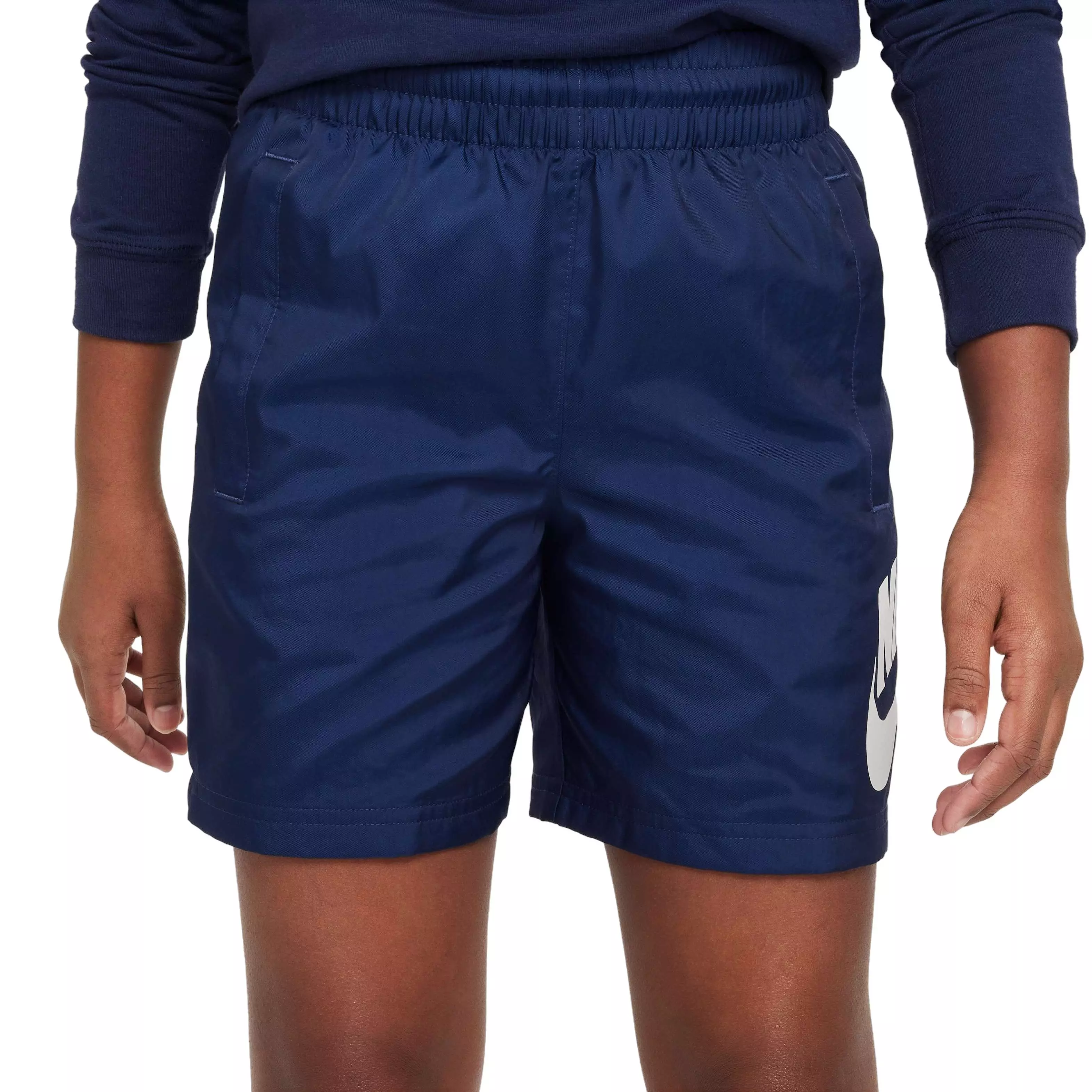 Nike Big Kids' Sportswear Club ​Woven​ 6"​ Shorts - NAVY