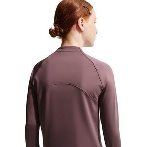 Nike Big Girls' Pro Dri-FIT Half-Zip Long Sleeve Top -Tattoo Purple