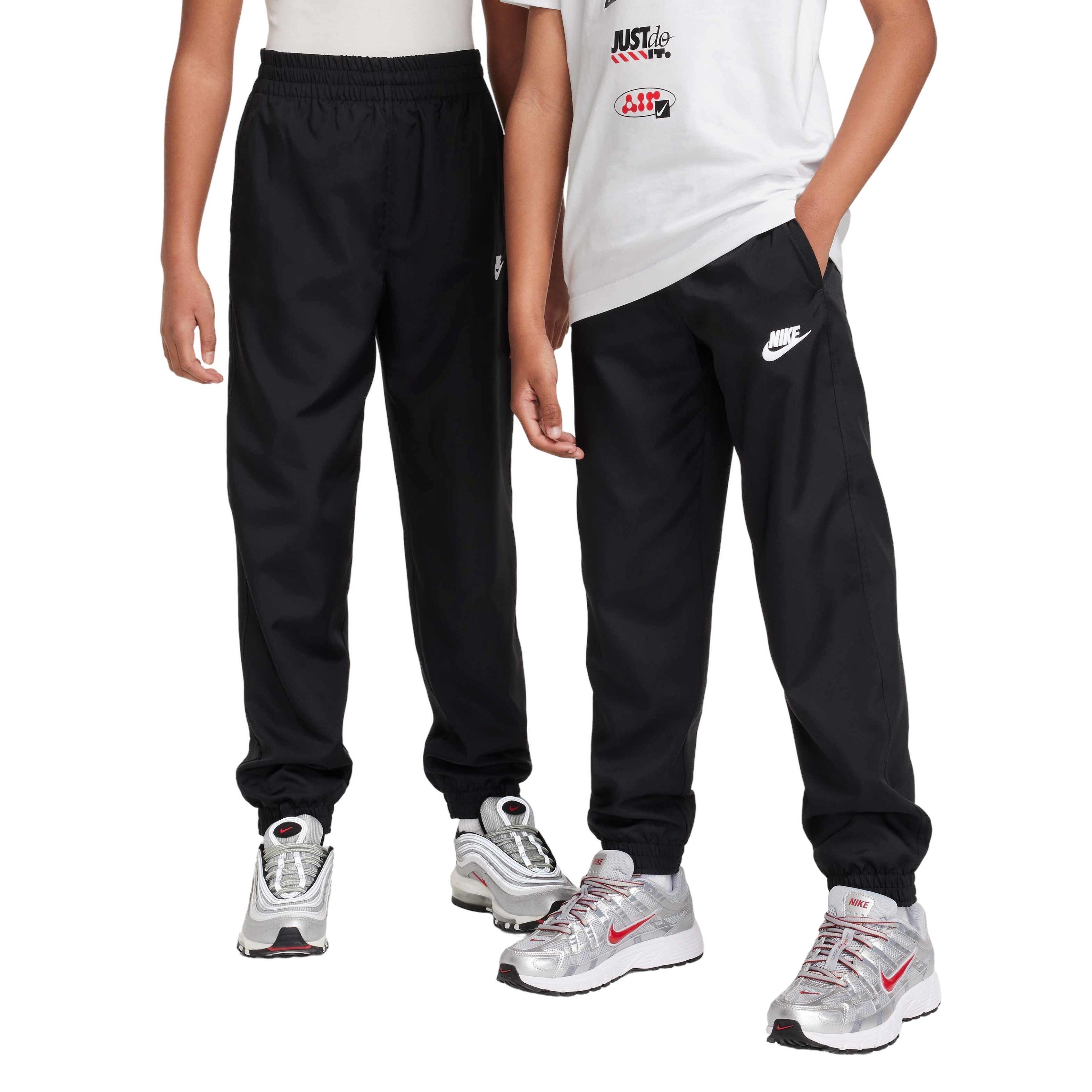 Nike Big Kids' Sportswear Club Woven Joggers - BLACK