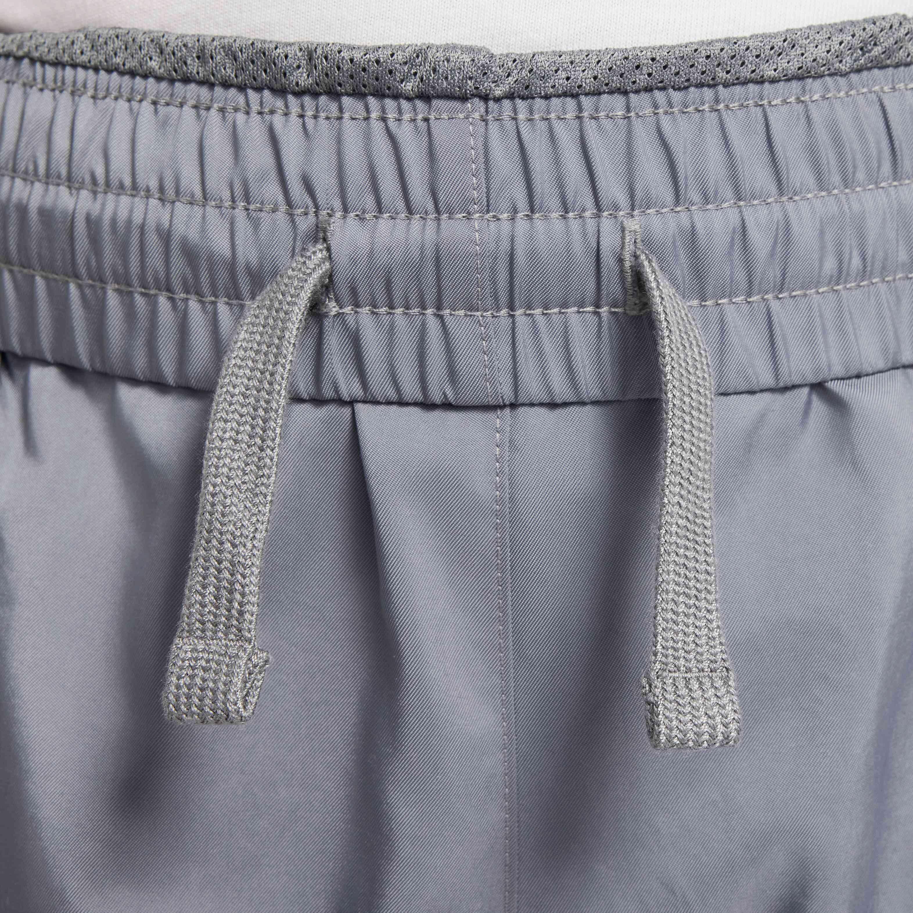 Nike Big Kids' Sportswear Club Woven Joggers - GREY Thumbnail View 3