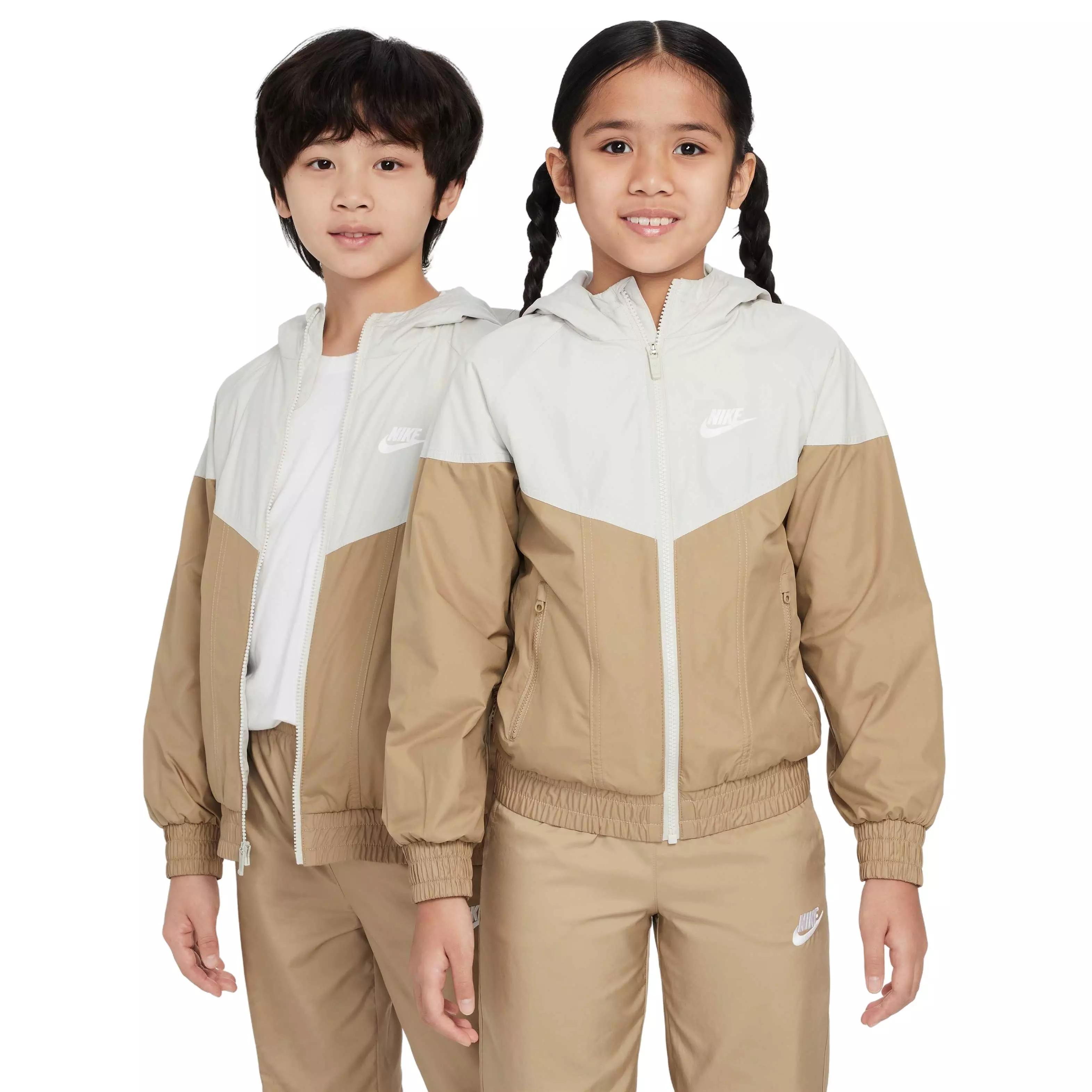 Nike Big Kids' Sportswear Club Woven Joggers - BROWN