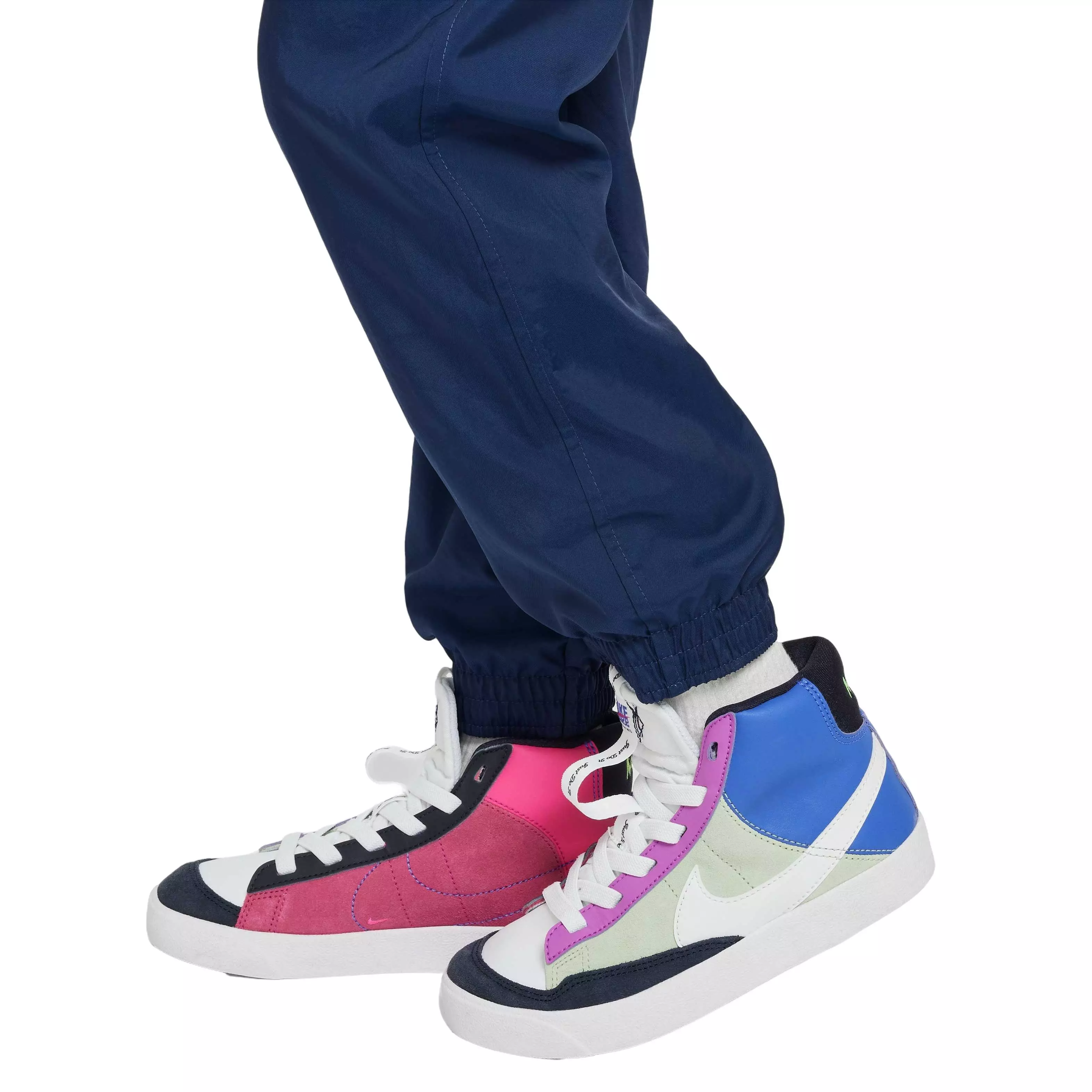 Nike Big Kids' Sportswear Club Woven Joggers - NAVY