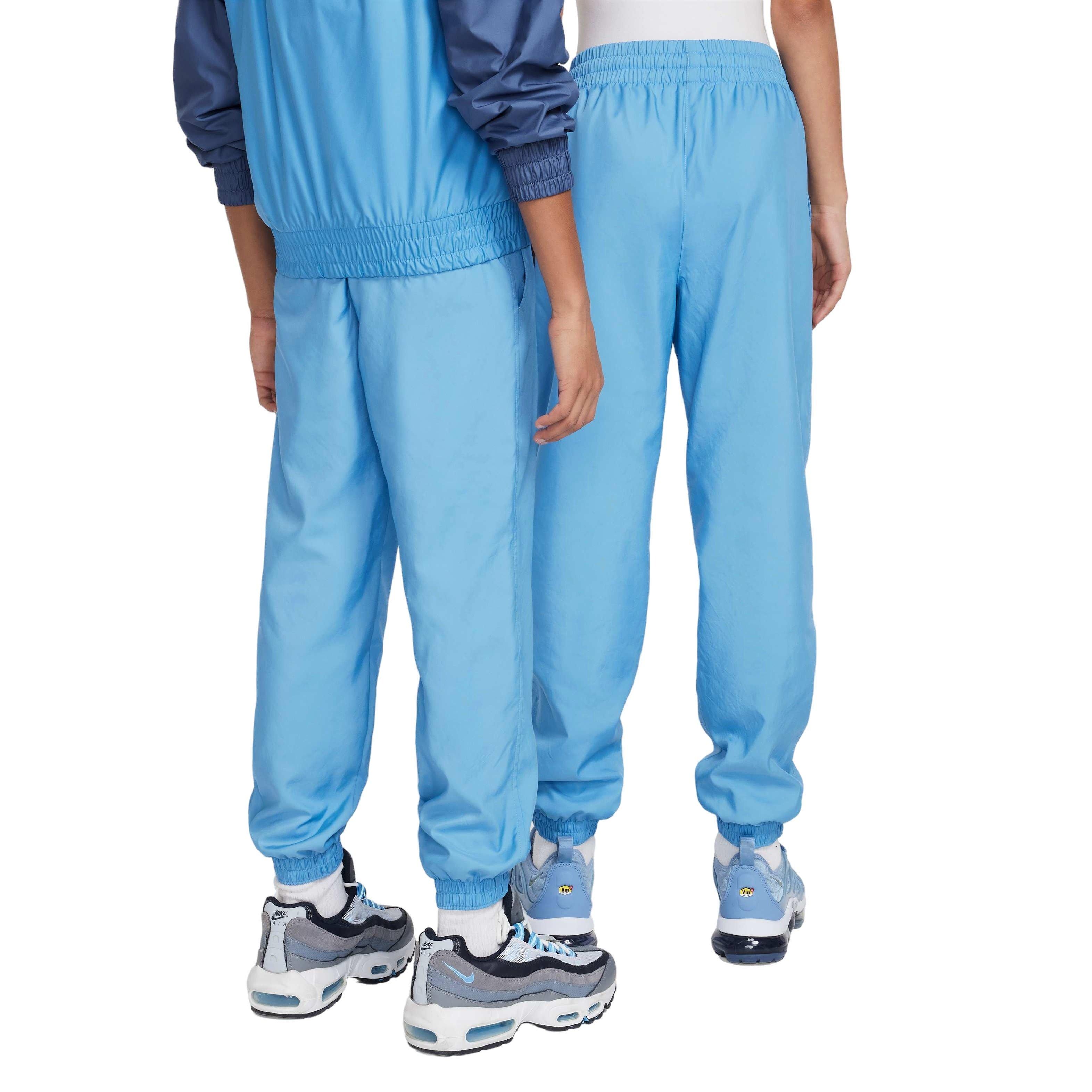 Nike Big Kids' Sportswear Club Woven Joggers - BLUE Thumbnail View 2