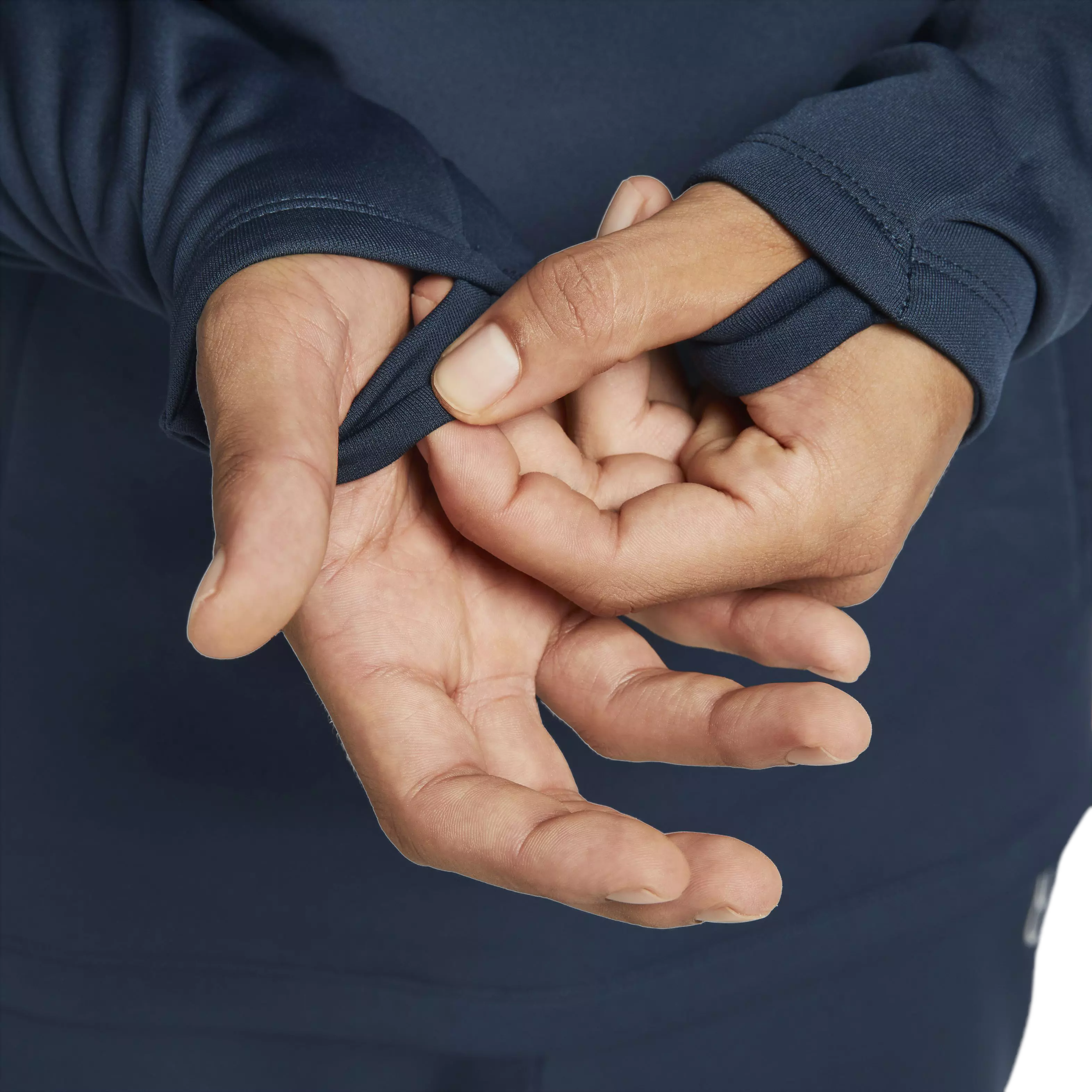 Nike Men's Therma-FIT Academy Winter Warrior Soccer Drill Top - BLUE