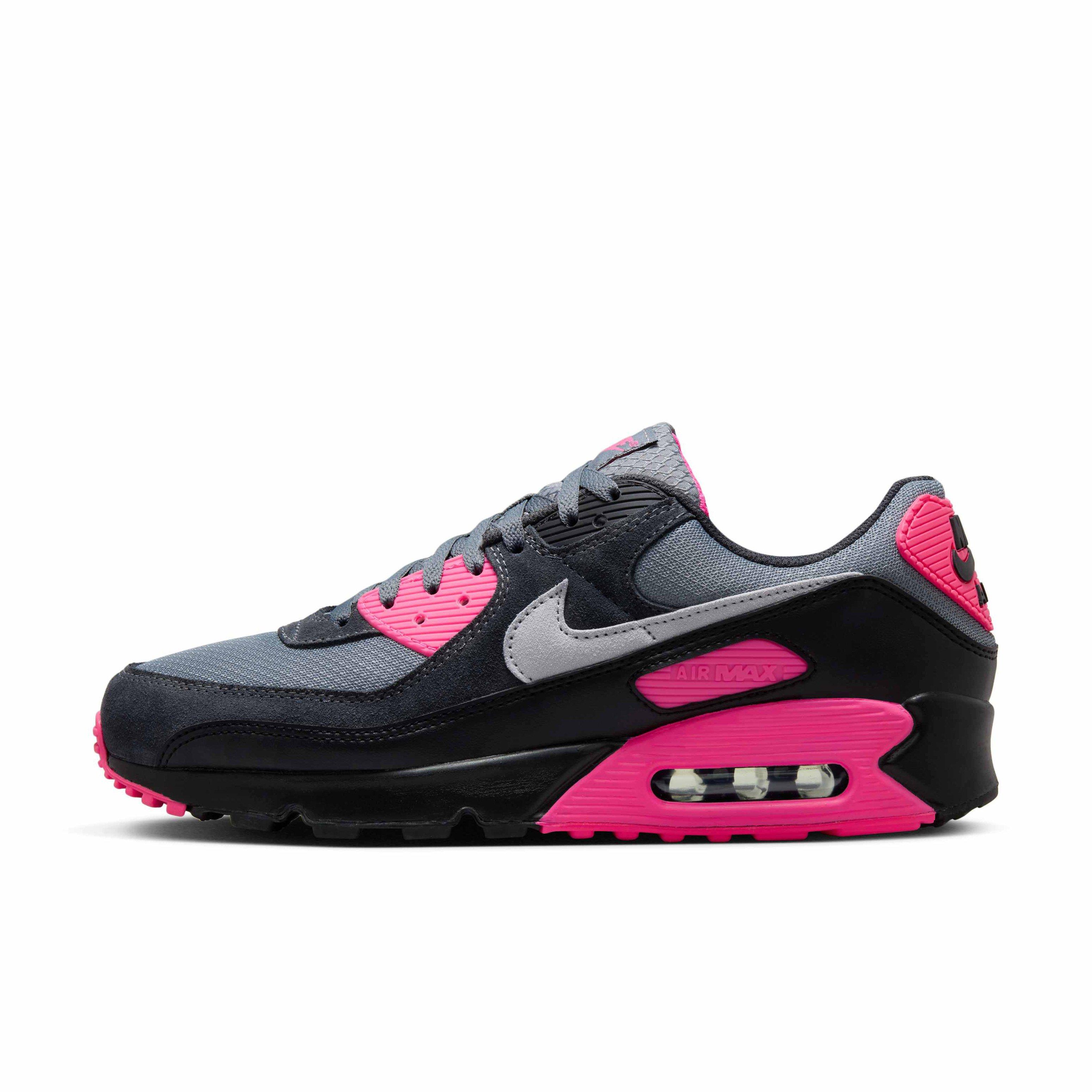 Nike Air Max 90 Men's "Cool Grey/Hyper Pink/Black/Wolf Grey" Shoe